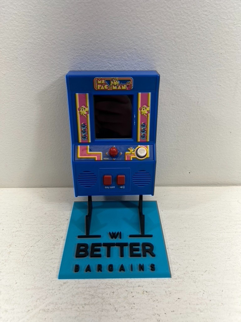 Ms.Pac-man Handheld Retro Mini Arcade Game 2018 Bandai Namco Basic Fun #09614