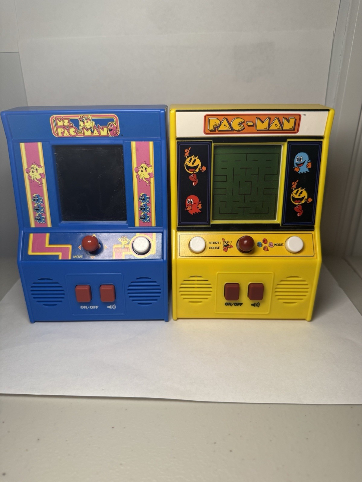 Ms. Pac-Man & Pac-Man Mini Hand-Held Arcade Machines