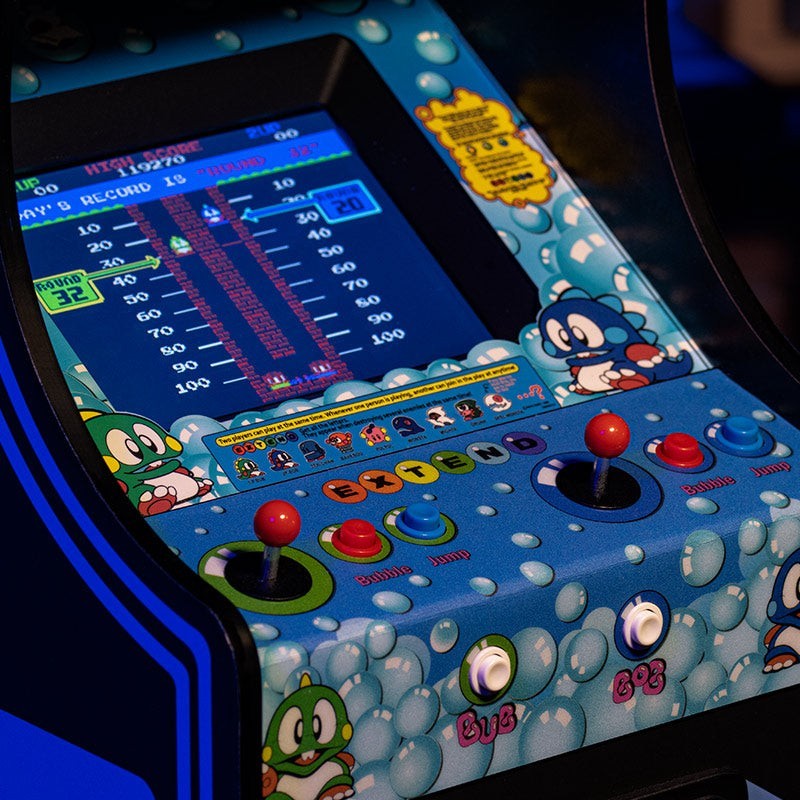 NUMSKULL QUARTER ARCADES BUBBLE BOBBLE Mini Arcade 1/4 Scale BRAND NEW SEALED