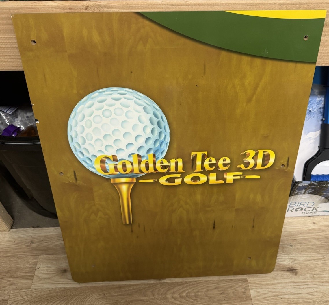Arcade1up – Golden Tee 3D Panel E3 Only
