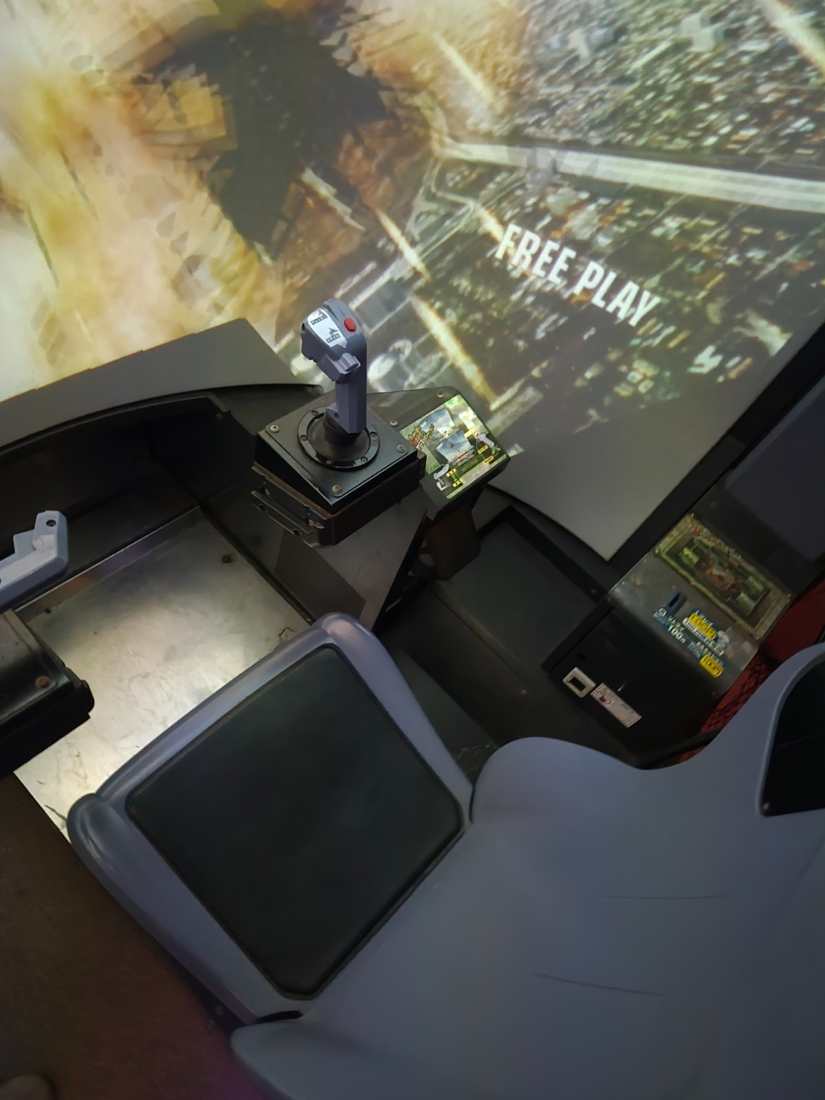 Mach Storm Arcade Dome Screen Jet Dogfight Pod
