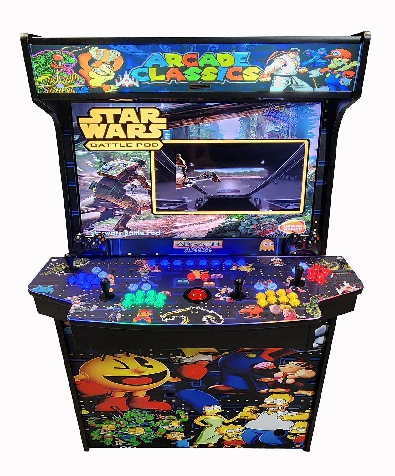 43″ 4K Multicade Upright 4-Player Arcade Game