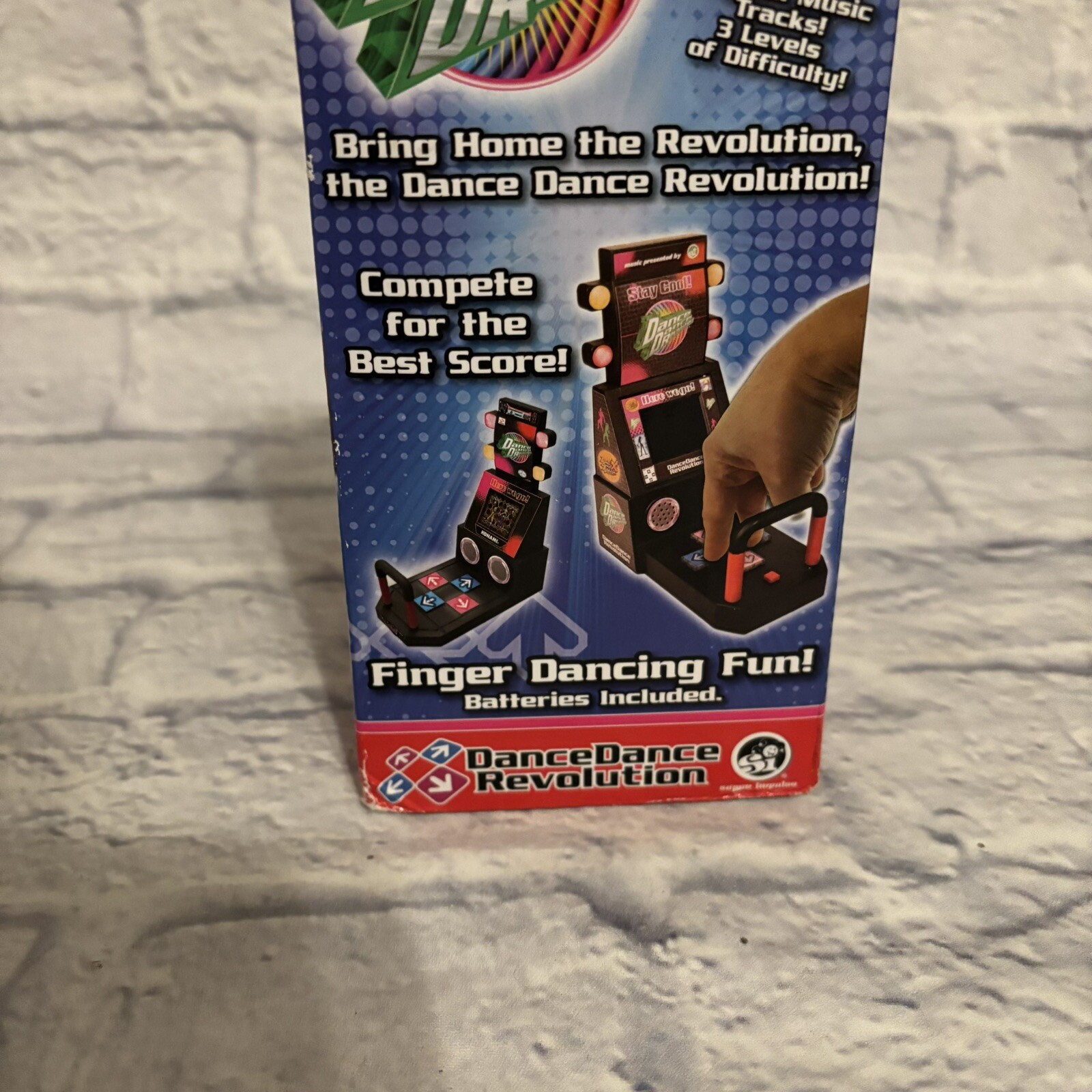BRAND NEW! Dance Dance Revolution Boardwalk Arcade Mini Game Machine DDR
