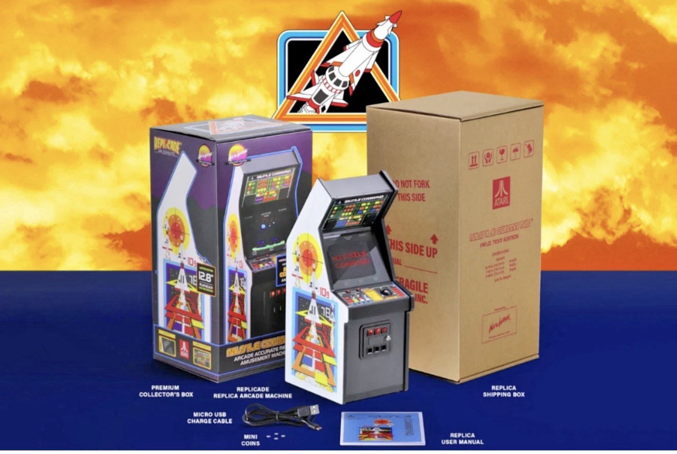 New Wave Toys Replicade Missile Command Field Test Edition Arcade 1/6 Scale