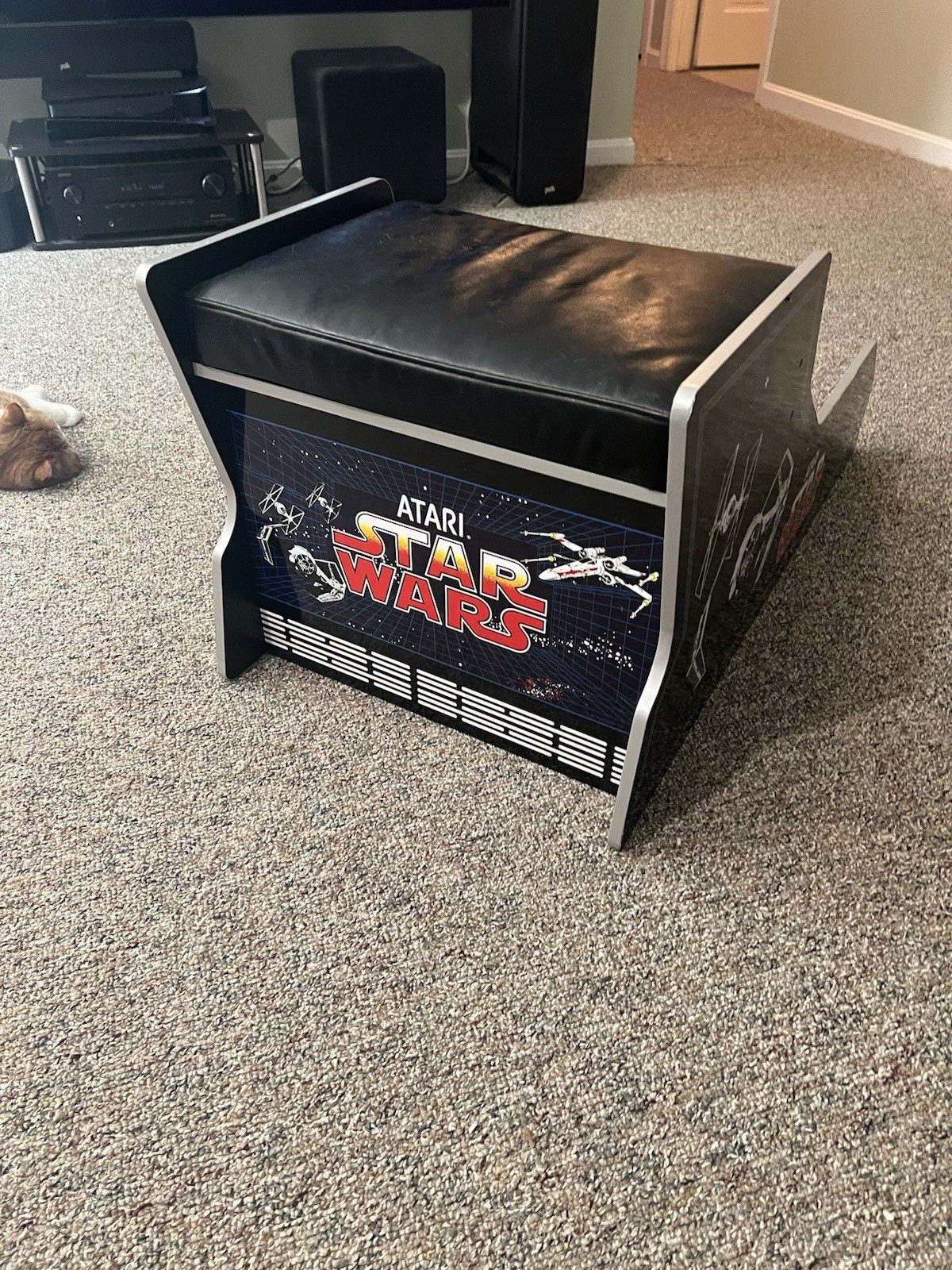 Arcade1Up Atari Star Wars Sit Down Seat Bench Only Replacement Cockpit Chair