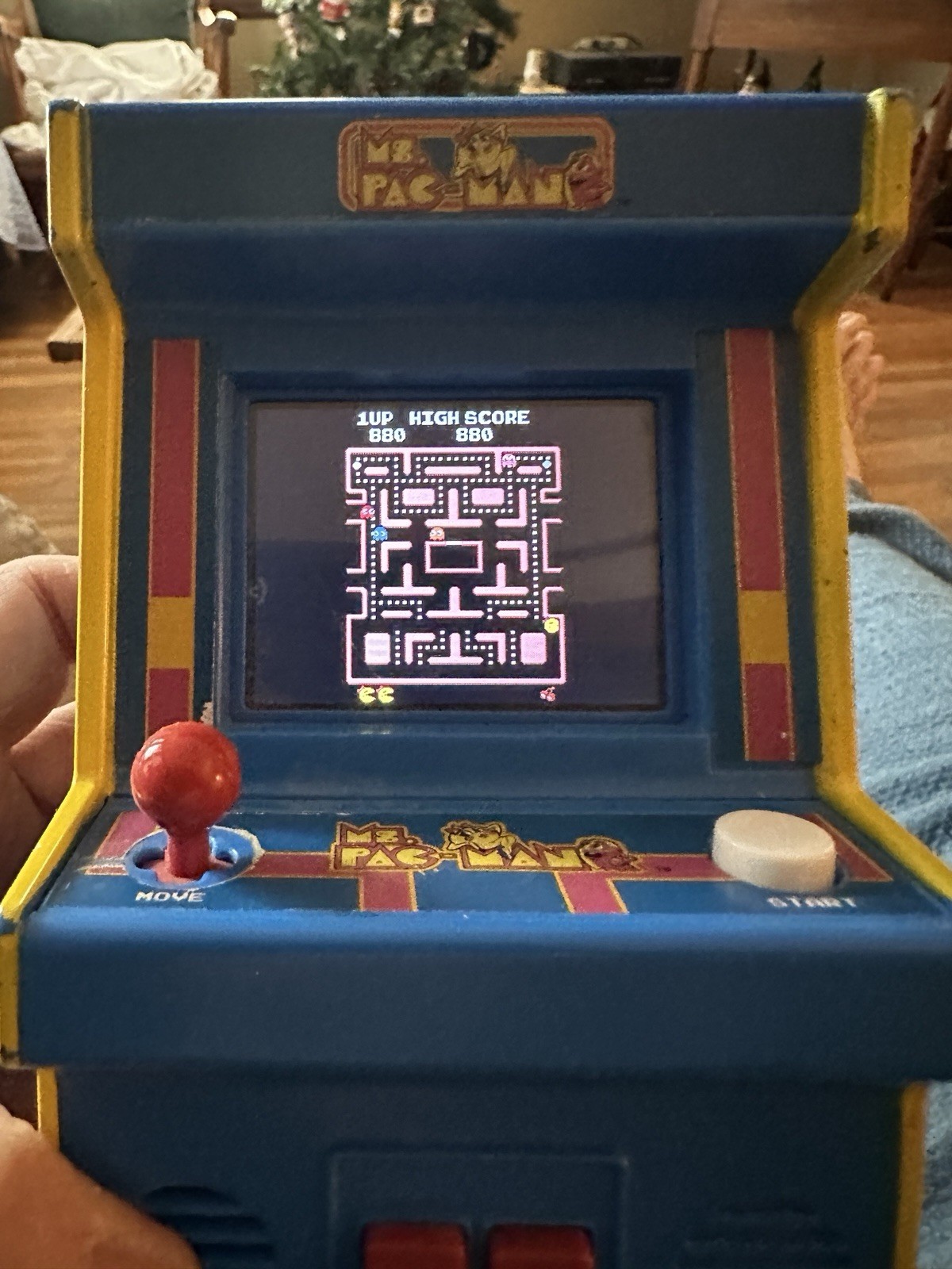 Arcade Classics Ms.Pac-Man Hand Held #09615 Retro Mini Arcade Game 2018 Tested
