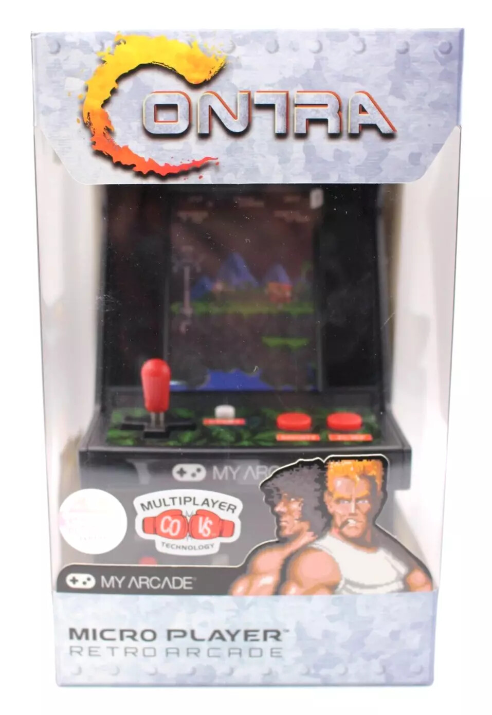 RETRO ARCADE CONTRA Micro Player My Arcade Video Game 20cm x 15.7cm x 11.6cm F/S