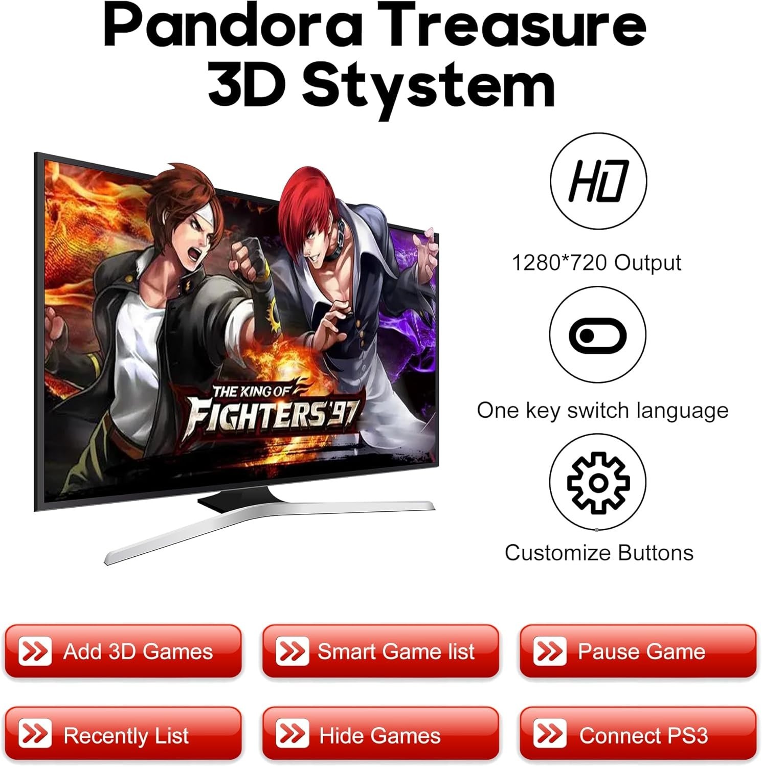 Pandoras Box Arcade Game Console 32000 Games Pre-Install,Retro Game Machine f…