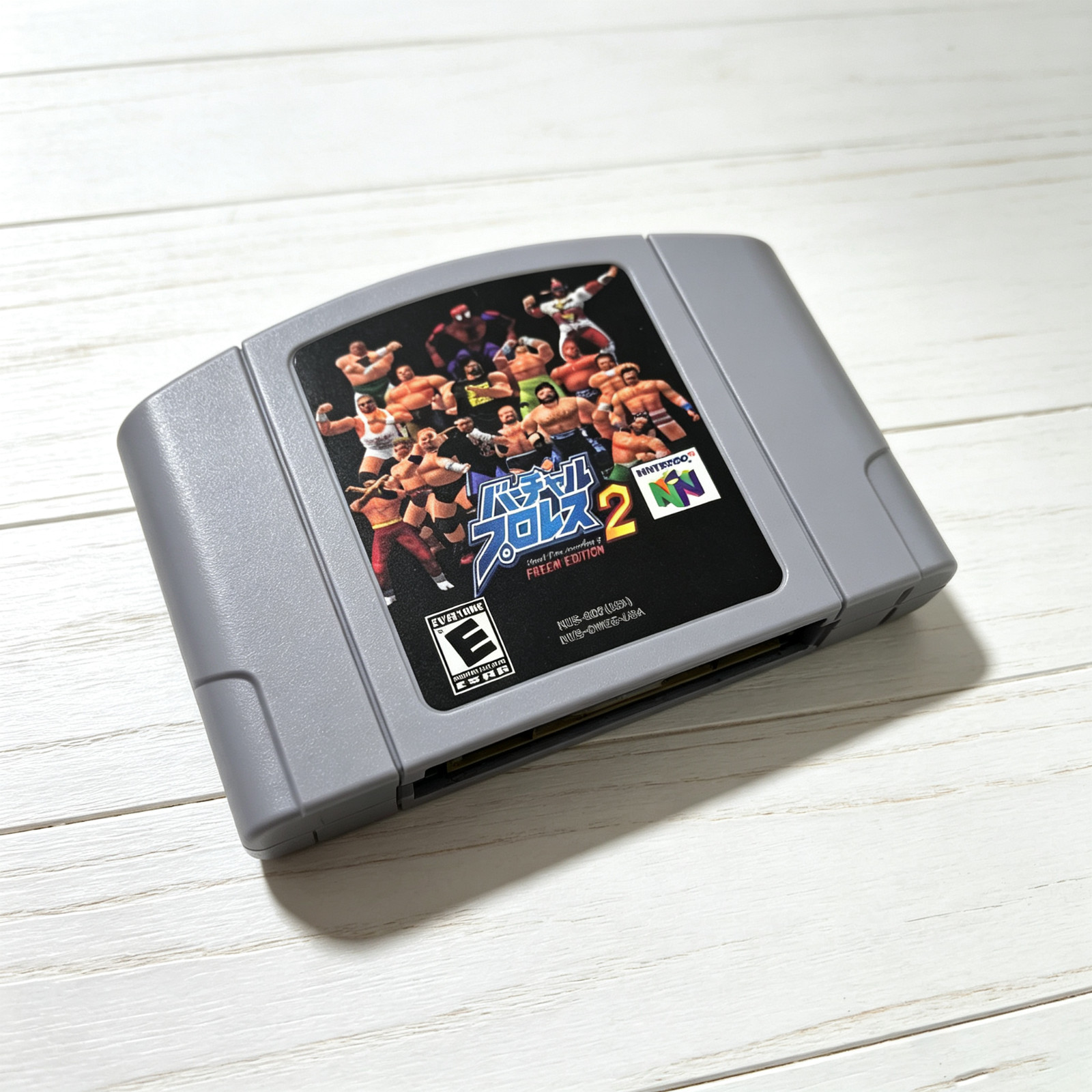 Virtual Pro Wrestling 2 FREEM Edition Games For Nintendo N64 US Version