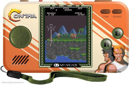 WB My Arcade DGUNL-3281 Contra Pocket Player Handheld Portable Game System