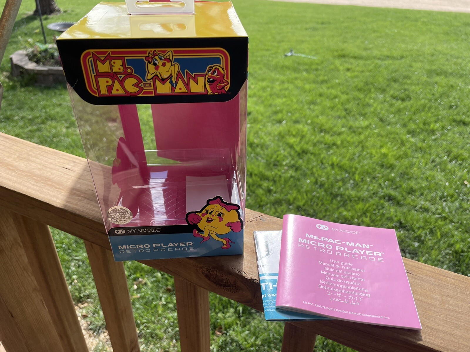 My arcade mini Ms PAC~Man NEW Bandai Namco/ Comes W/ Usb Cable- No Box