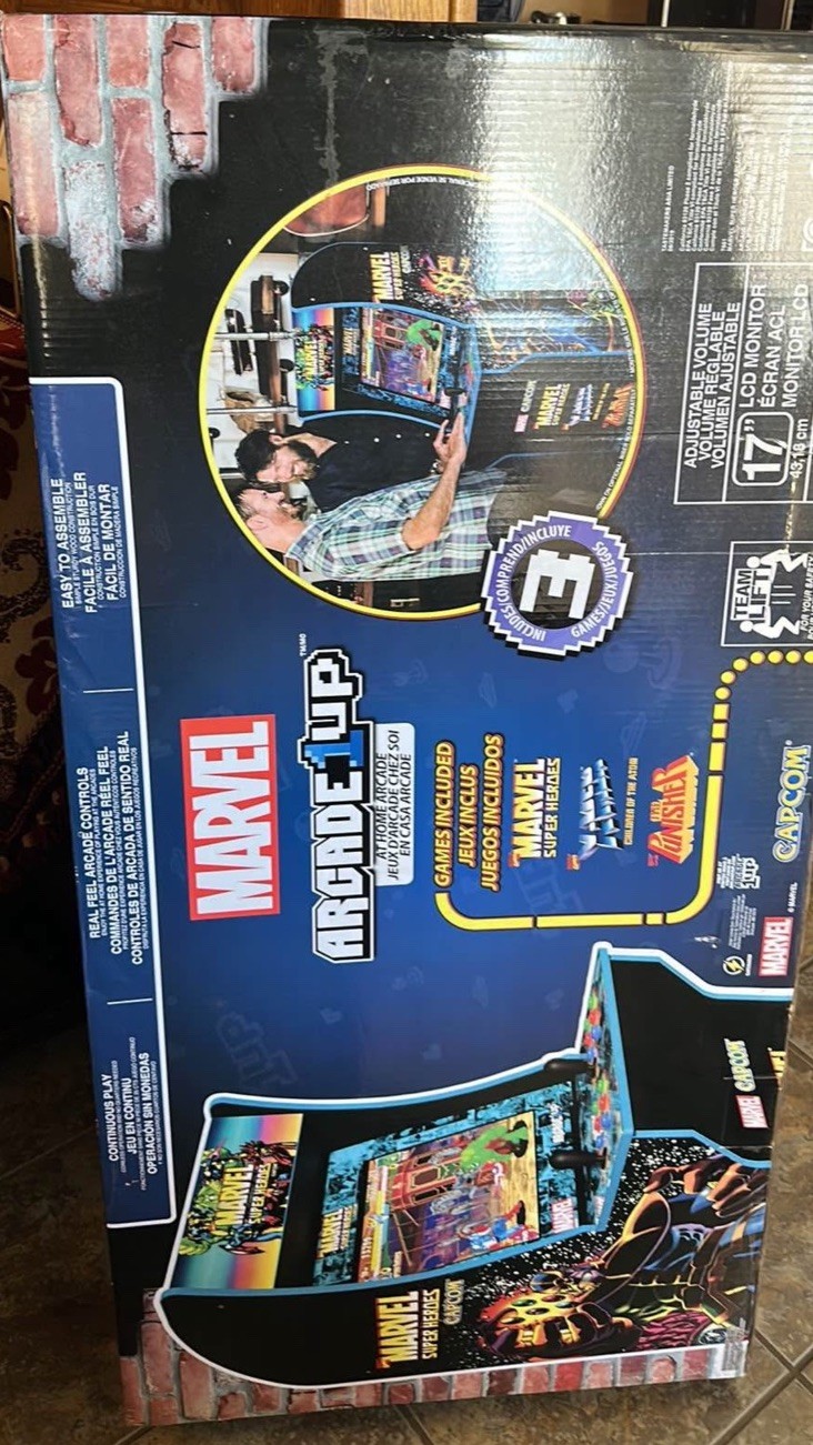 Arcade 1up Marvel Super Heroes Capcom X-Men Children of the Atom Punisher PICKUP