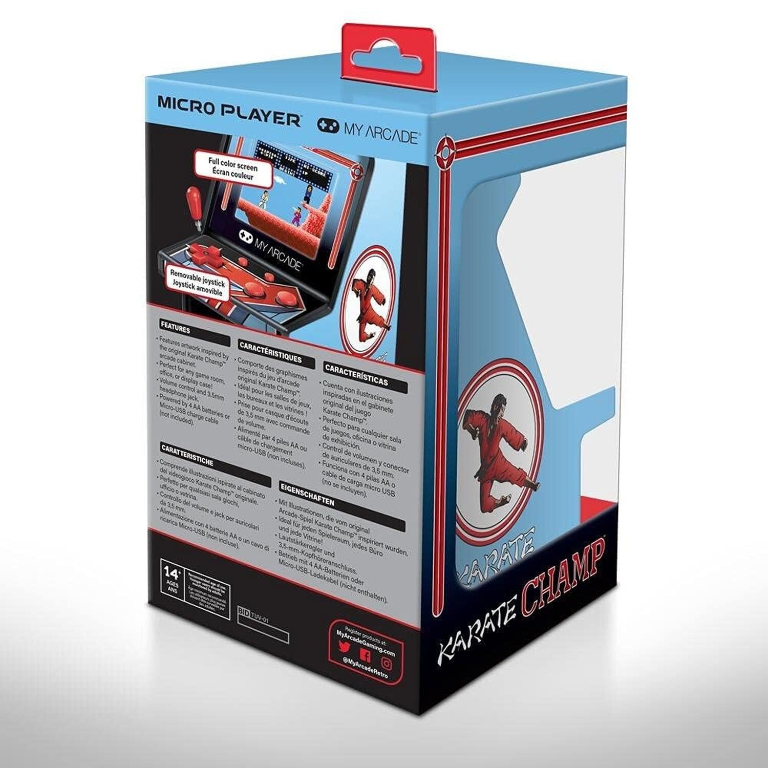 My Arcade Karate Champ Micro Player Arcade Machine: Fully Playable, 6.75 Inch…