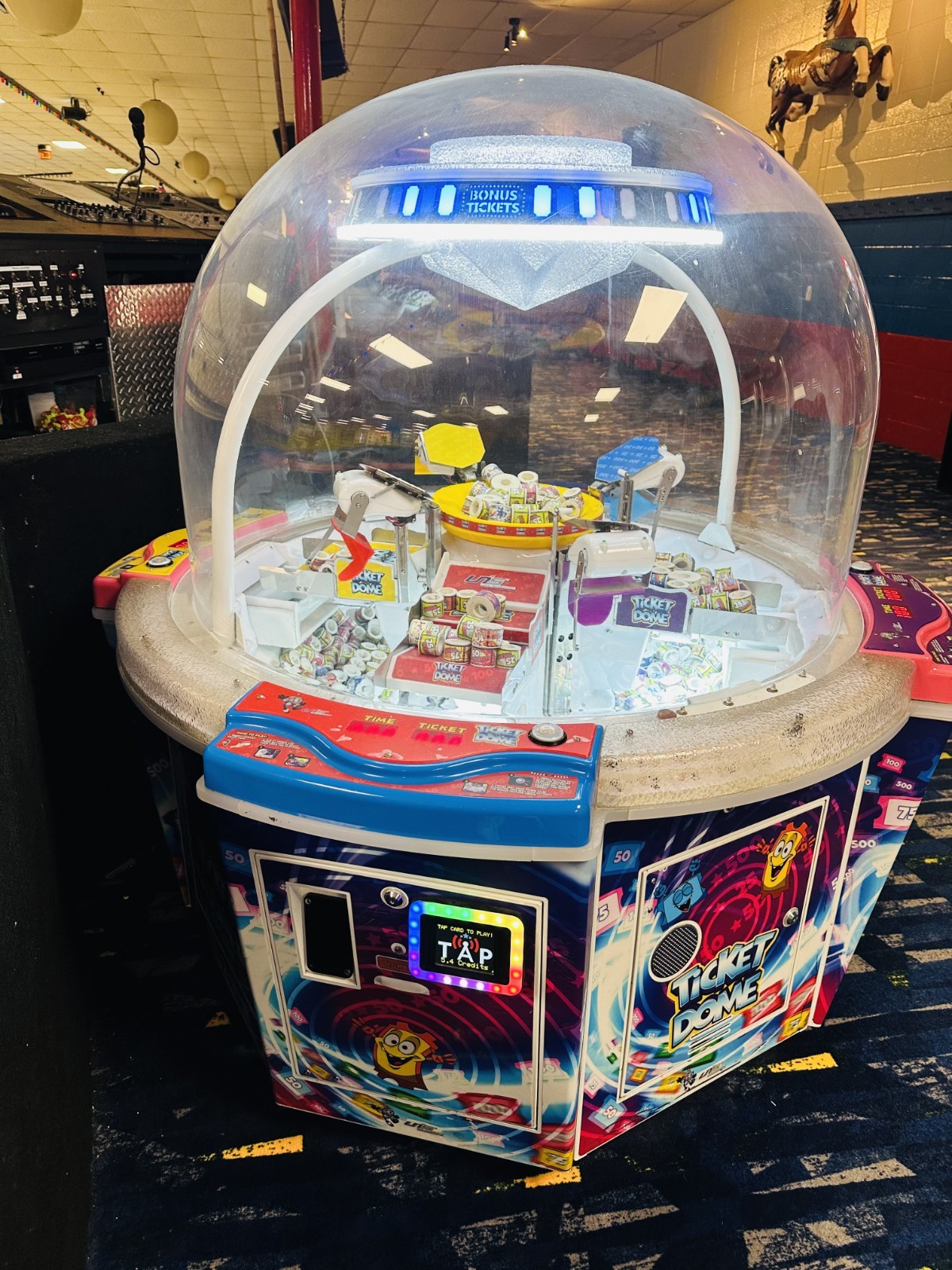 Ticke Dome Redemption Arcade Game By UNIS Technology