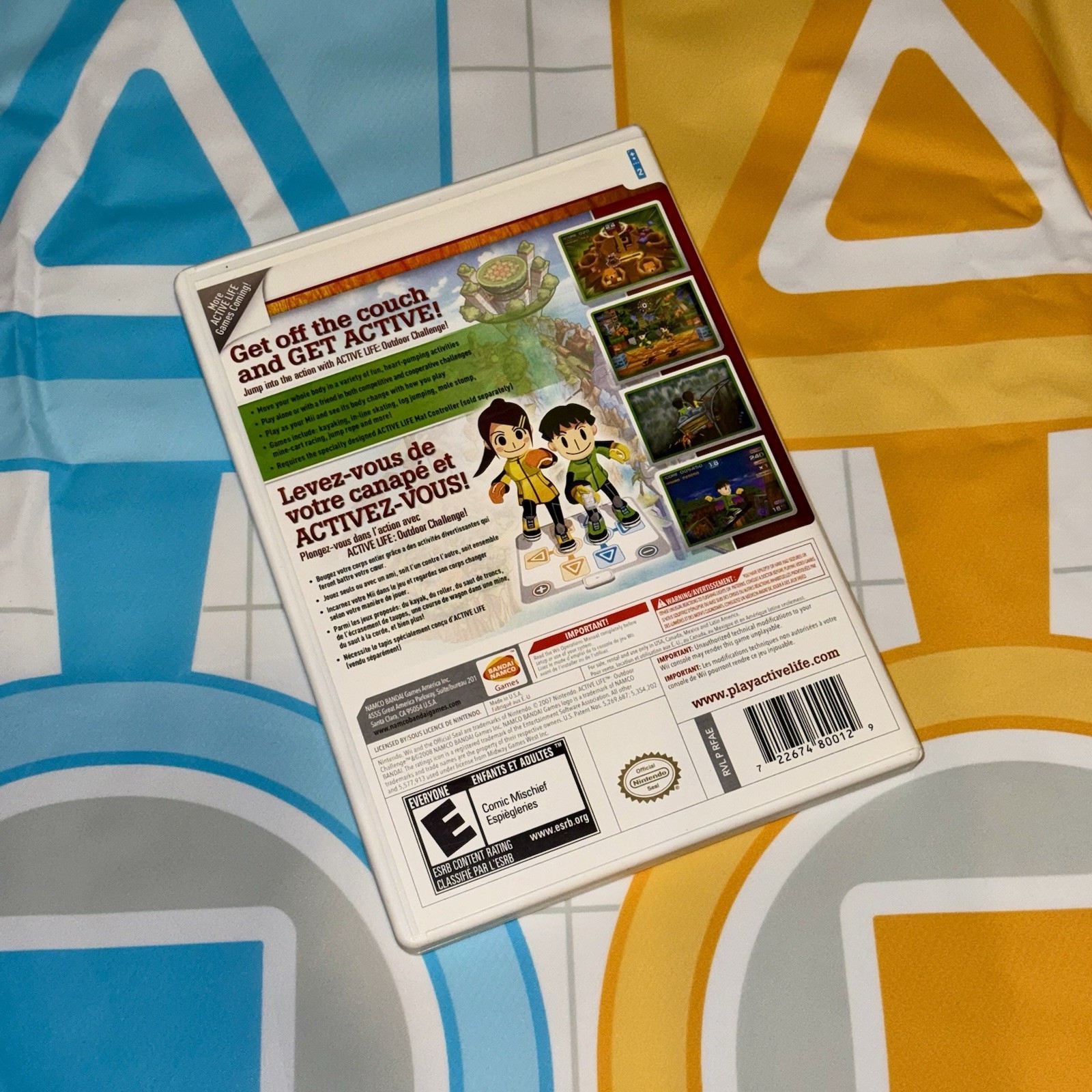 Nintendo Wii Active Life Outdoor Challenge Game Mat Set – CIB Tested