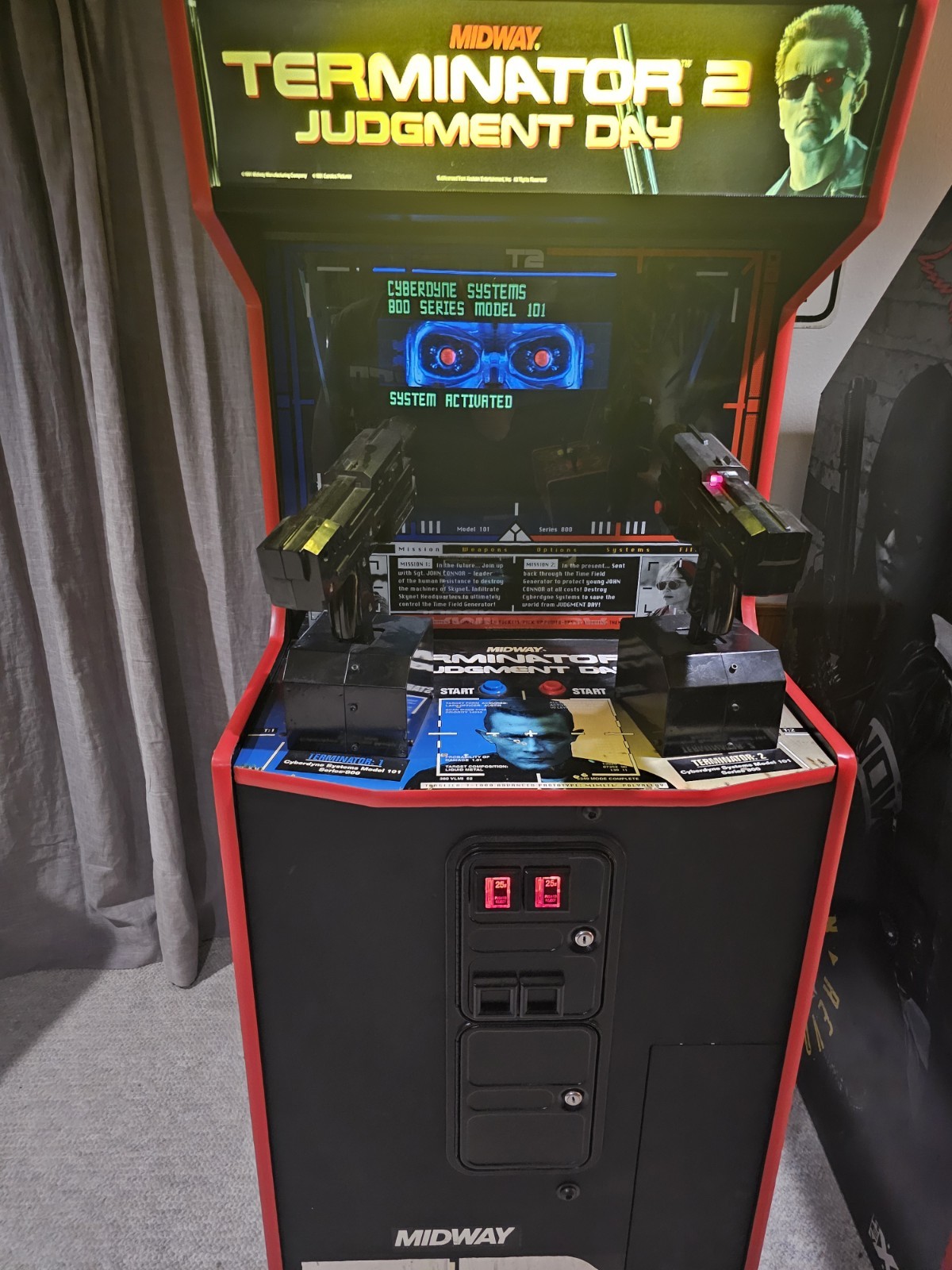 Terminator 2 Judgement Day 1991 Midway Arcade Game
