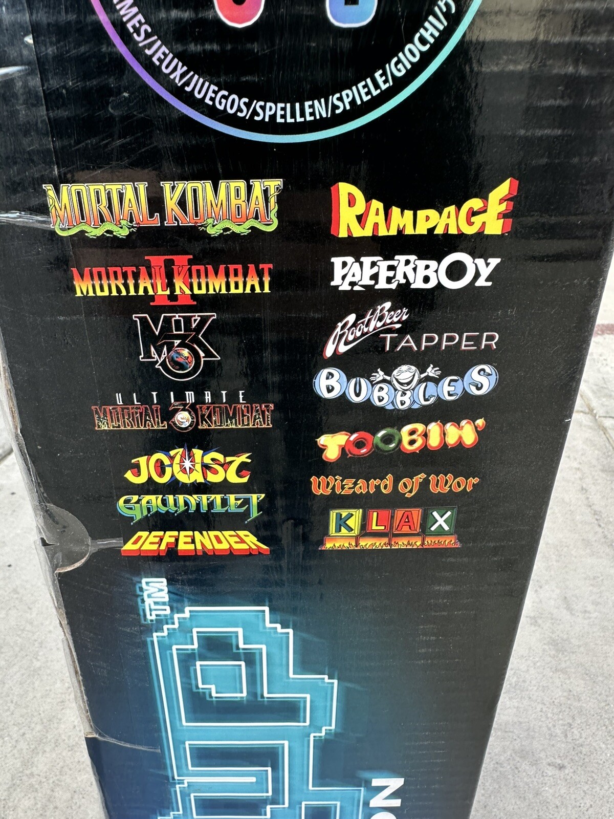 Arcade 1UP Mortal Kombat 30th Anniversary Legacy 14 Games W/ Rare Defender Game