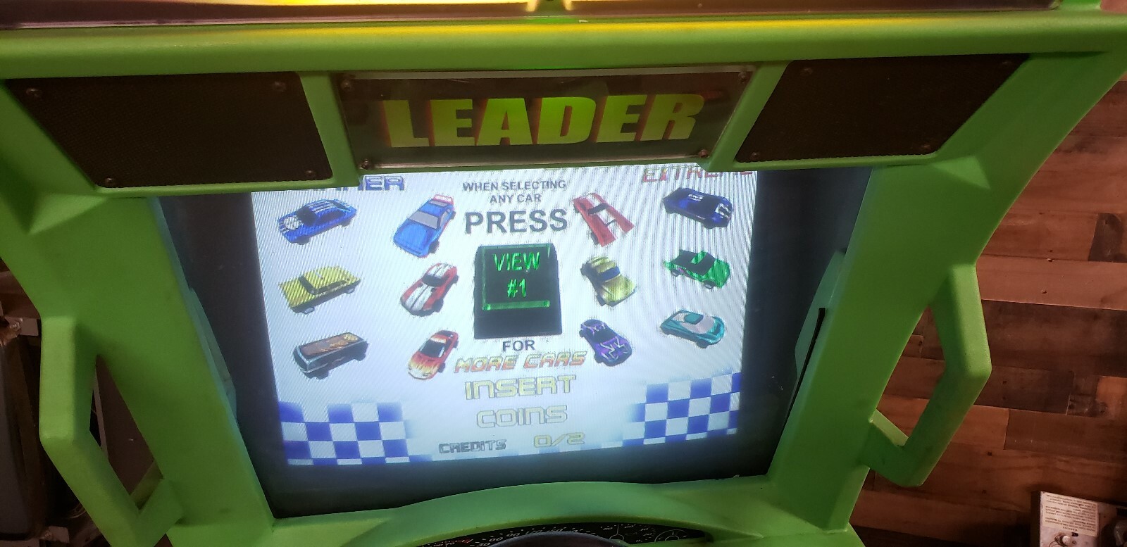 Rush the Rock Sit Down Driver Video Arcade Game, Atlanta, Working (#317)