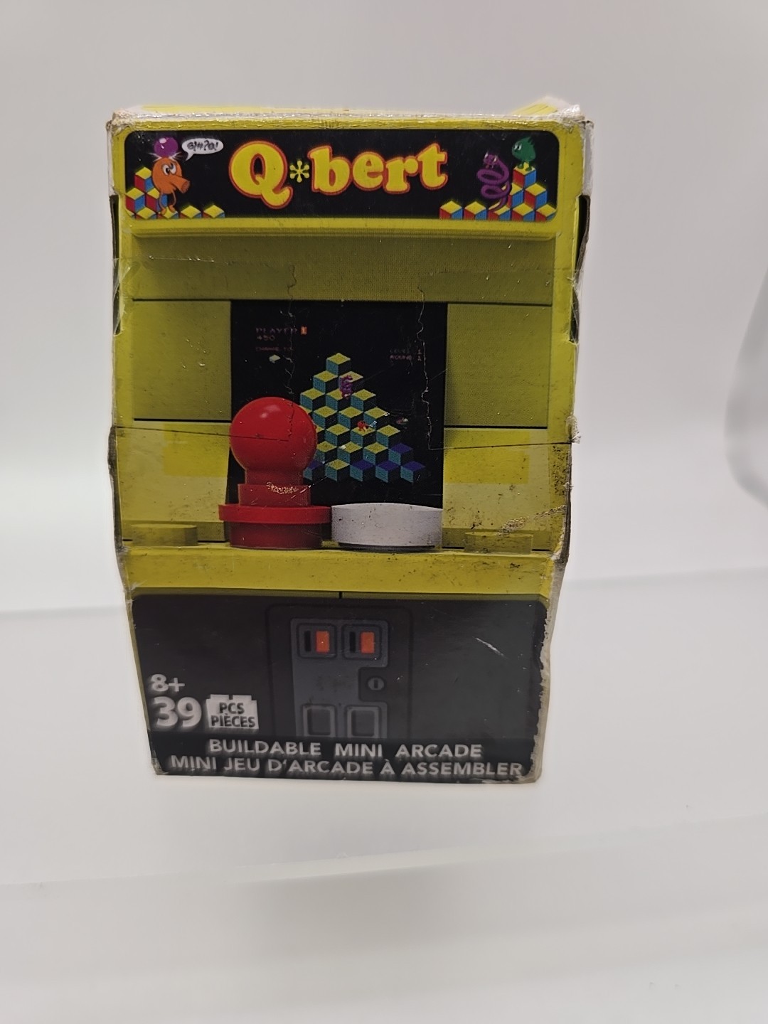Arcade Classics Buildable Mini Arcade You Build 39 Pieces Q-bert – NIB
