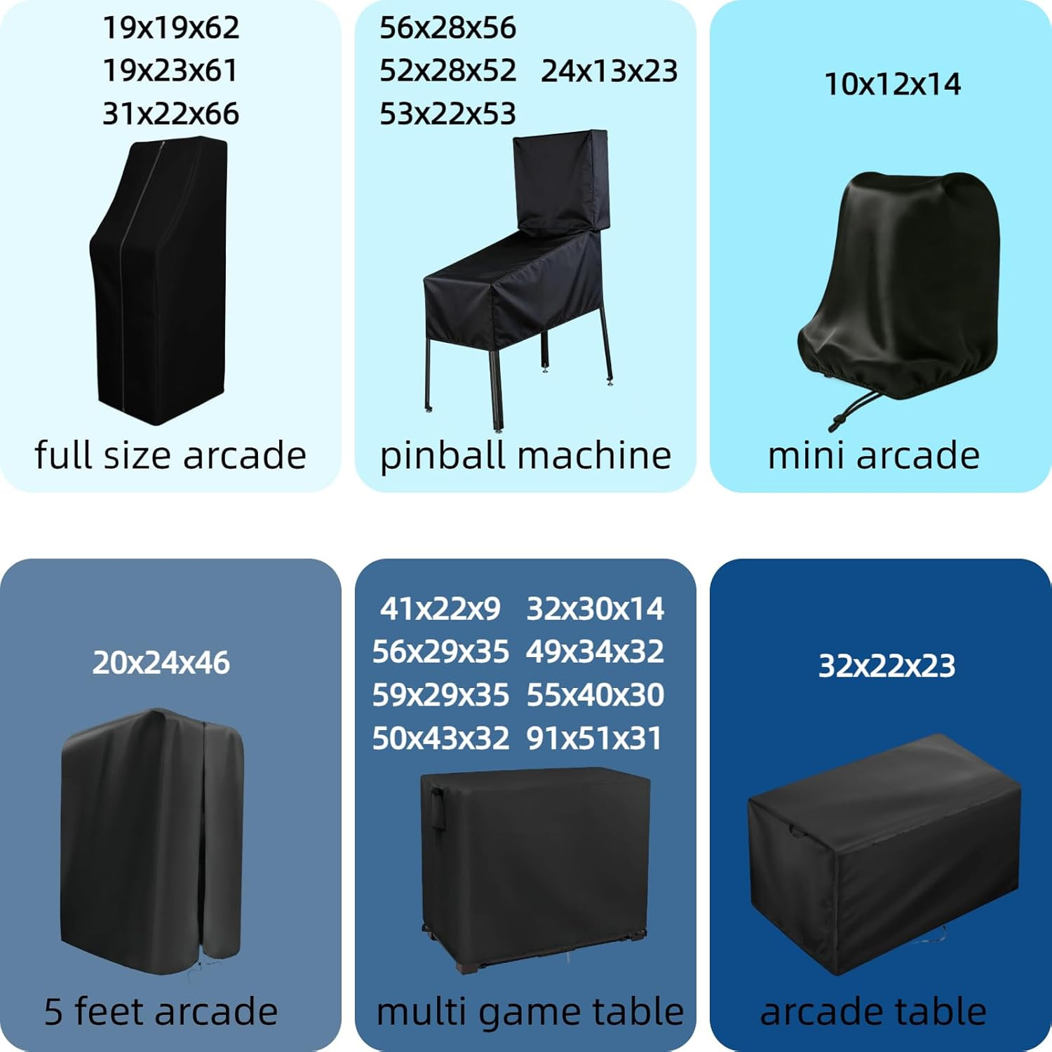 Arcade Machine Cover for Arcade1Up MS. PACMAN Waterproof & Dustproof 19