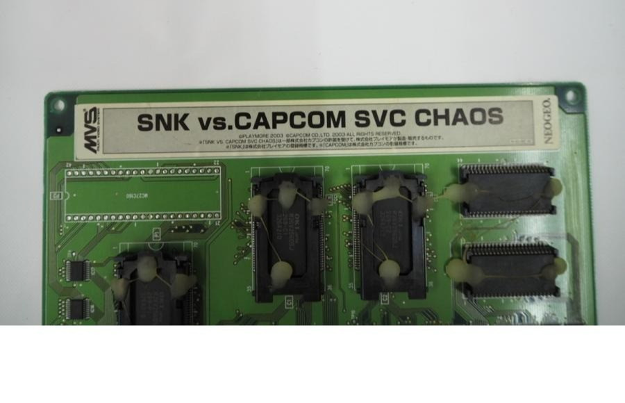 SNK vs Capcom SVC Chaos Arcade PCB Board Neo Geo MVS Original 100% Authentic