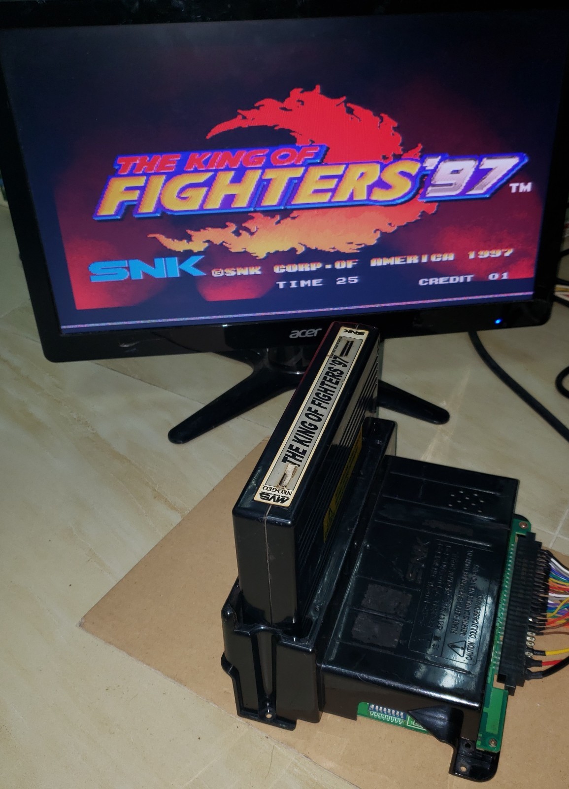 The King of Fighters 97 MVS SNK Cart Original Arcade Video Game Japan