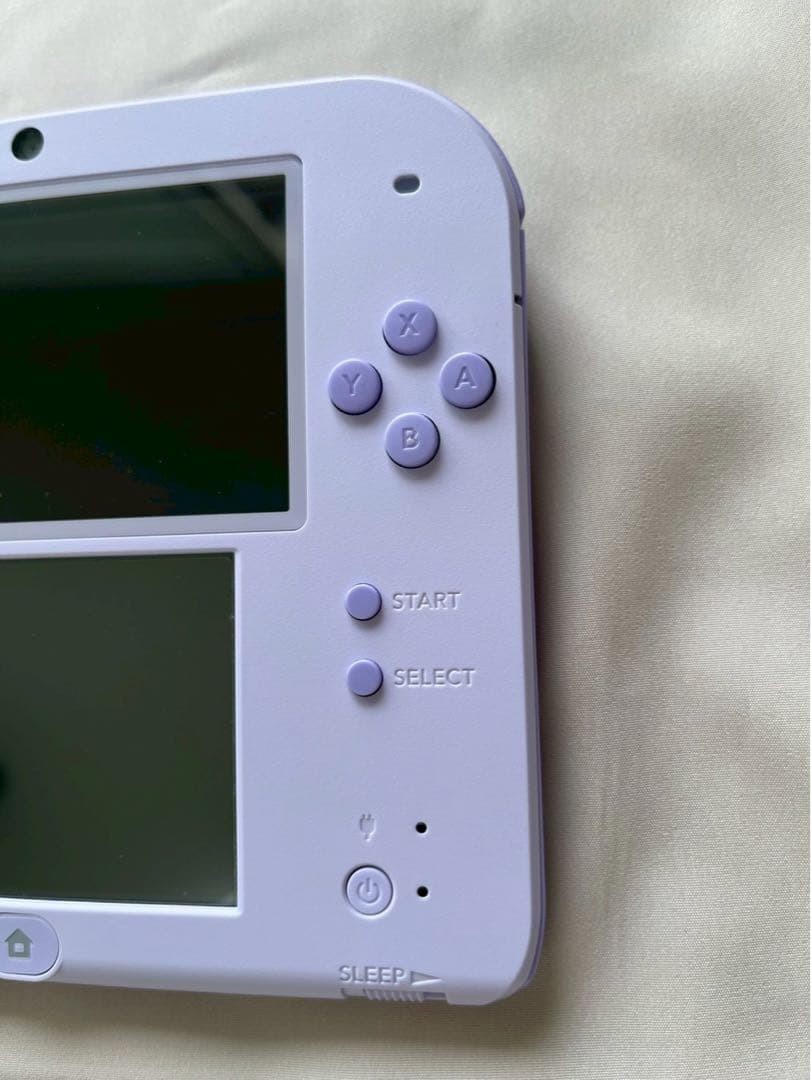 Nintendo 2DS Lavender Purple Console + Pokemon Sun Tested Japan w/Box Near Mint