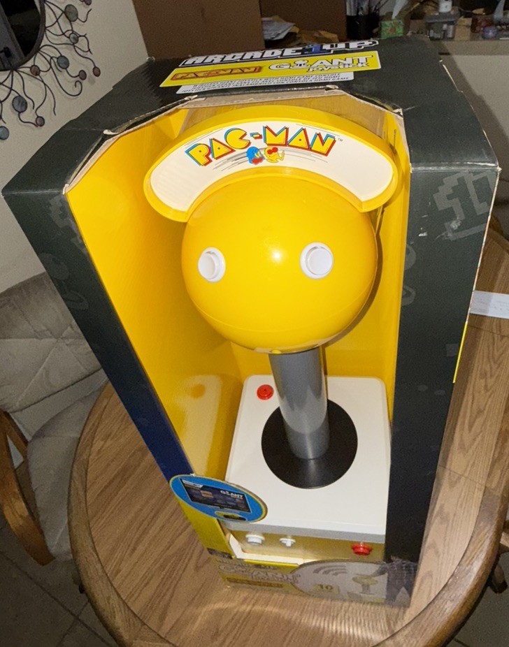 BRAND NEW! SEALED! PAC-MAN Arcade1Up Giant Joy Stick 33 inches tall
