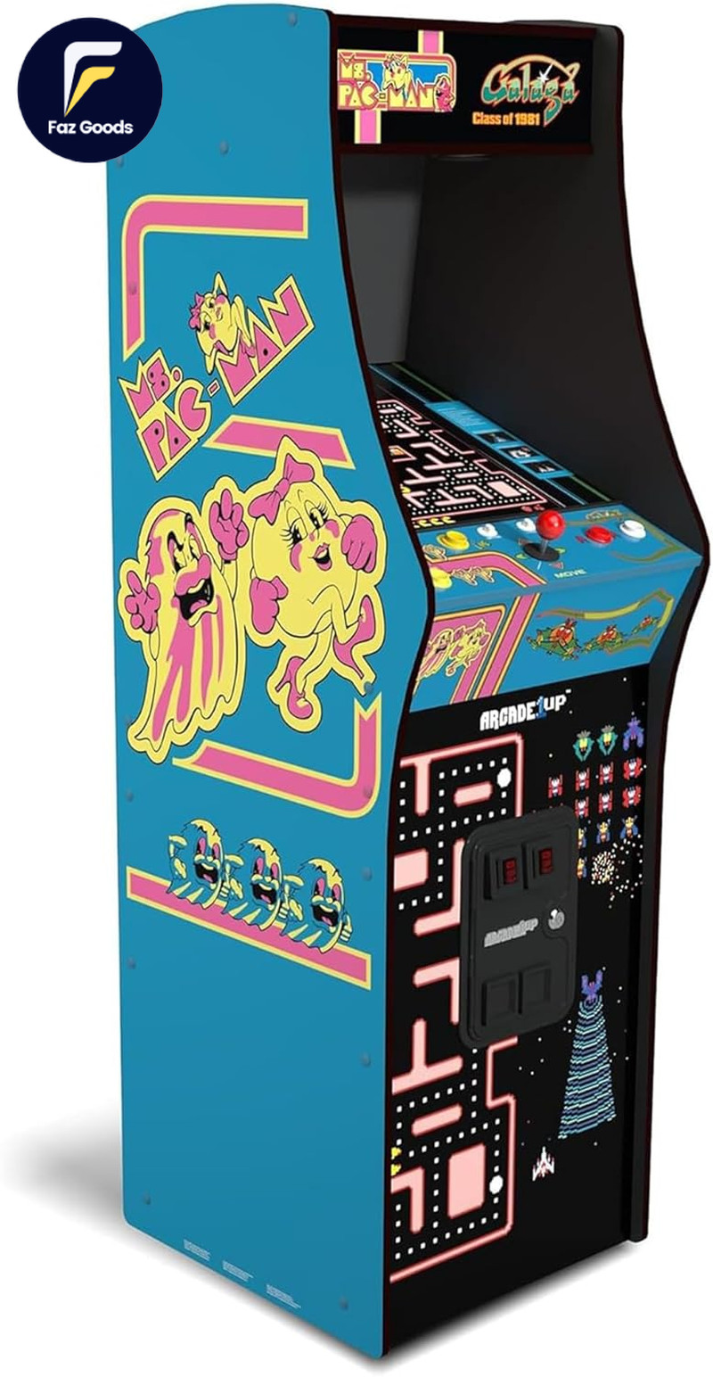 Arcade1Up Ms. Pac-Man Class of ’81 Deluxe Arcade Machine Gaming Cabinet