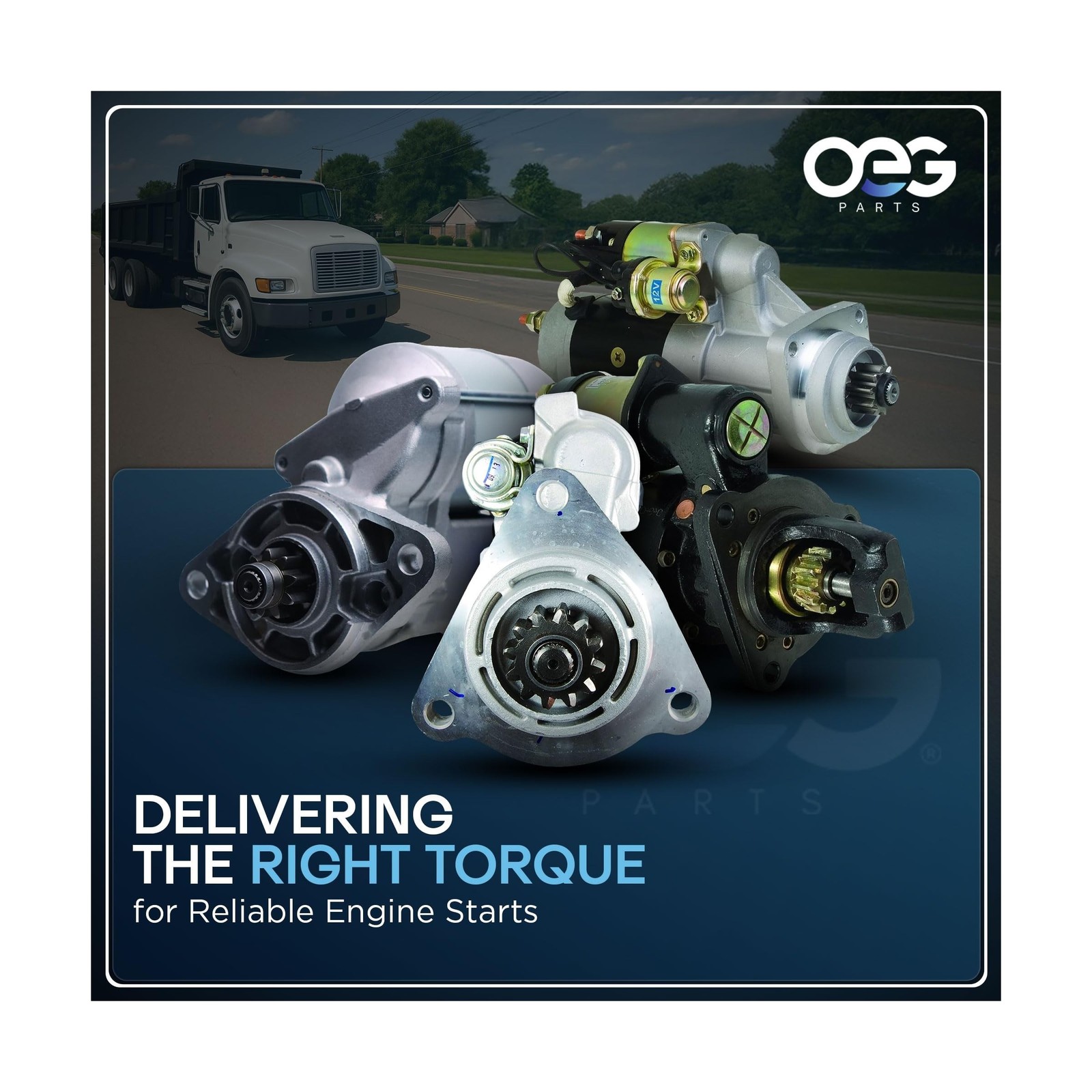 OEG Parts New Starter Compatible with GMC Diesel 6.6L Duramax, Compatible wit…