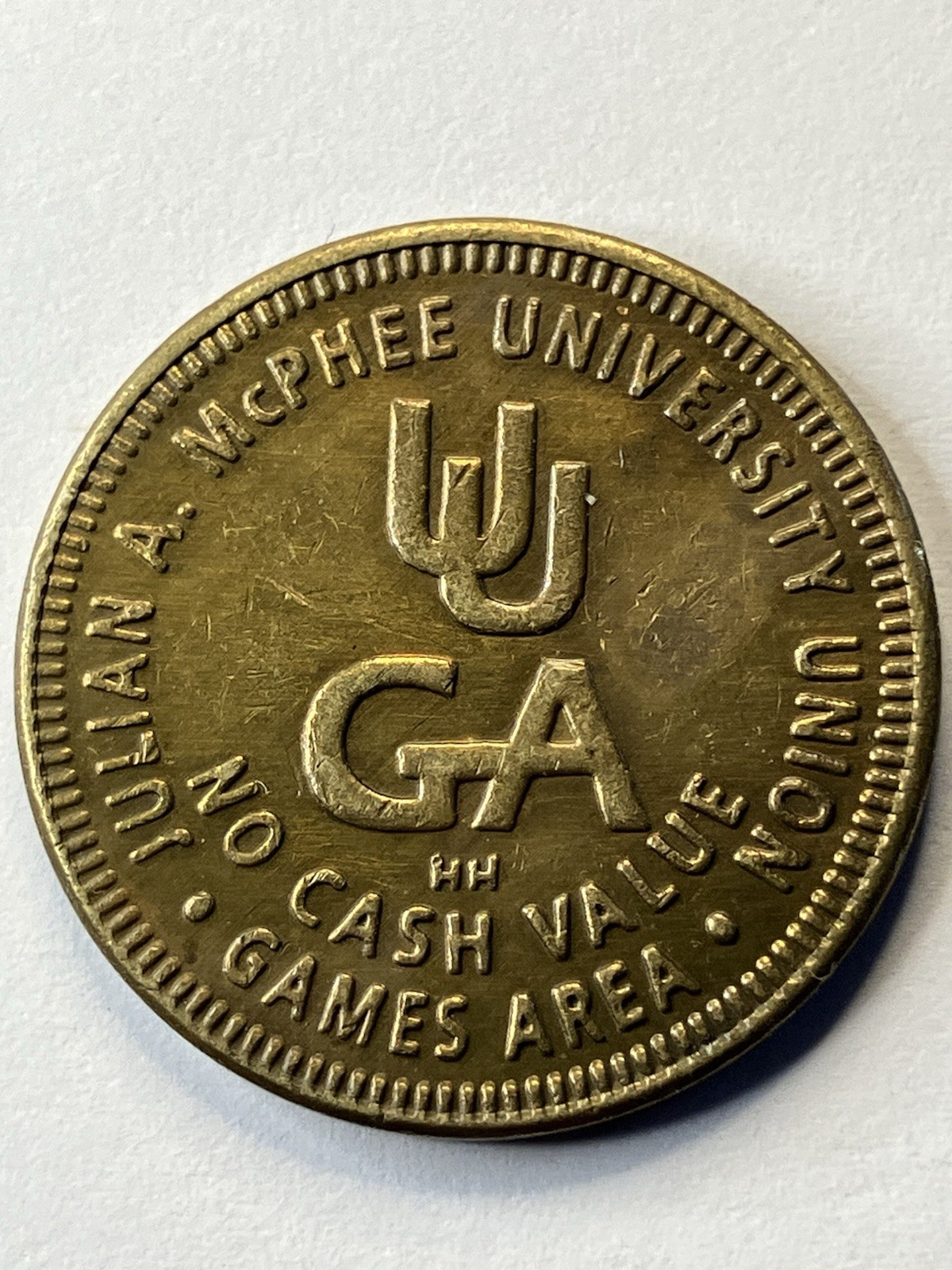 RARE CAL POLY ARCADE TOKEN STUDENT UNION SAN LUIS OBISPO CALIFORNIA Bowling #ua1