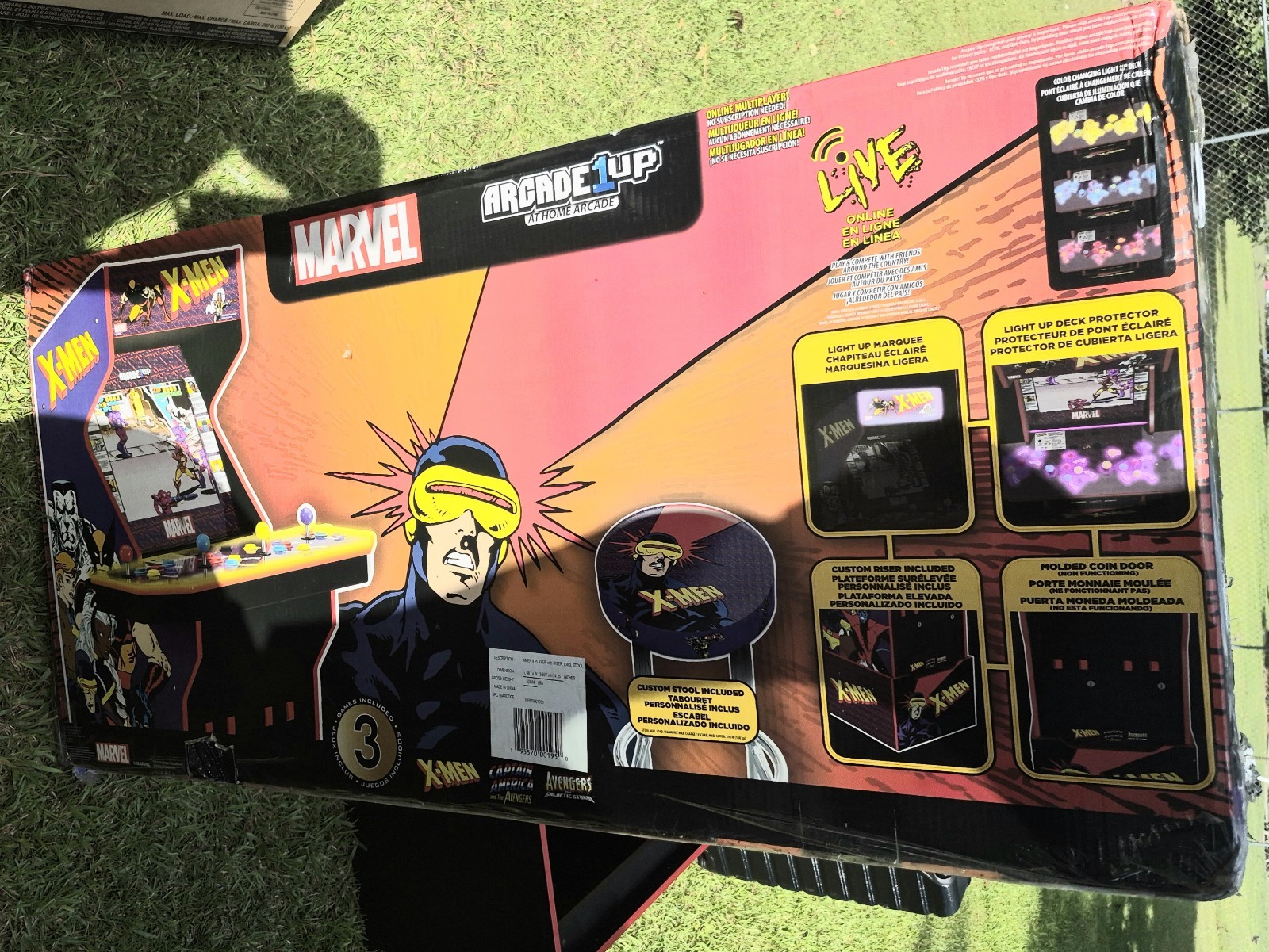 Arcade1Up Marvel X-Men Live At Home Arcade Machine / Home Arcade Cabinet, Repro