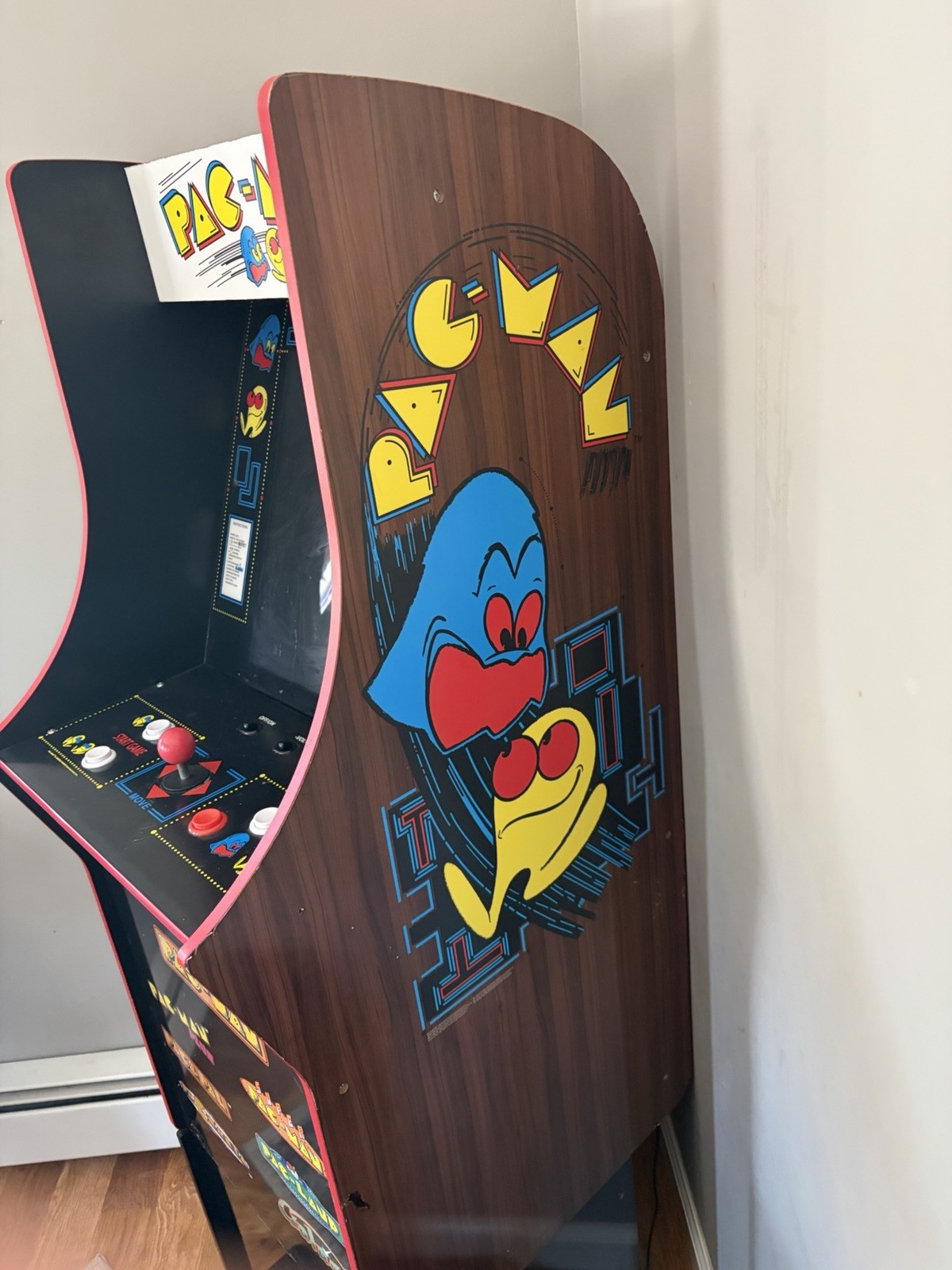 Arcade1Up Pacman 40th Anniversary Edition Gaming Cabinet Machine W/ SE Riser