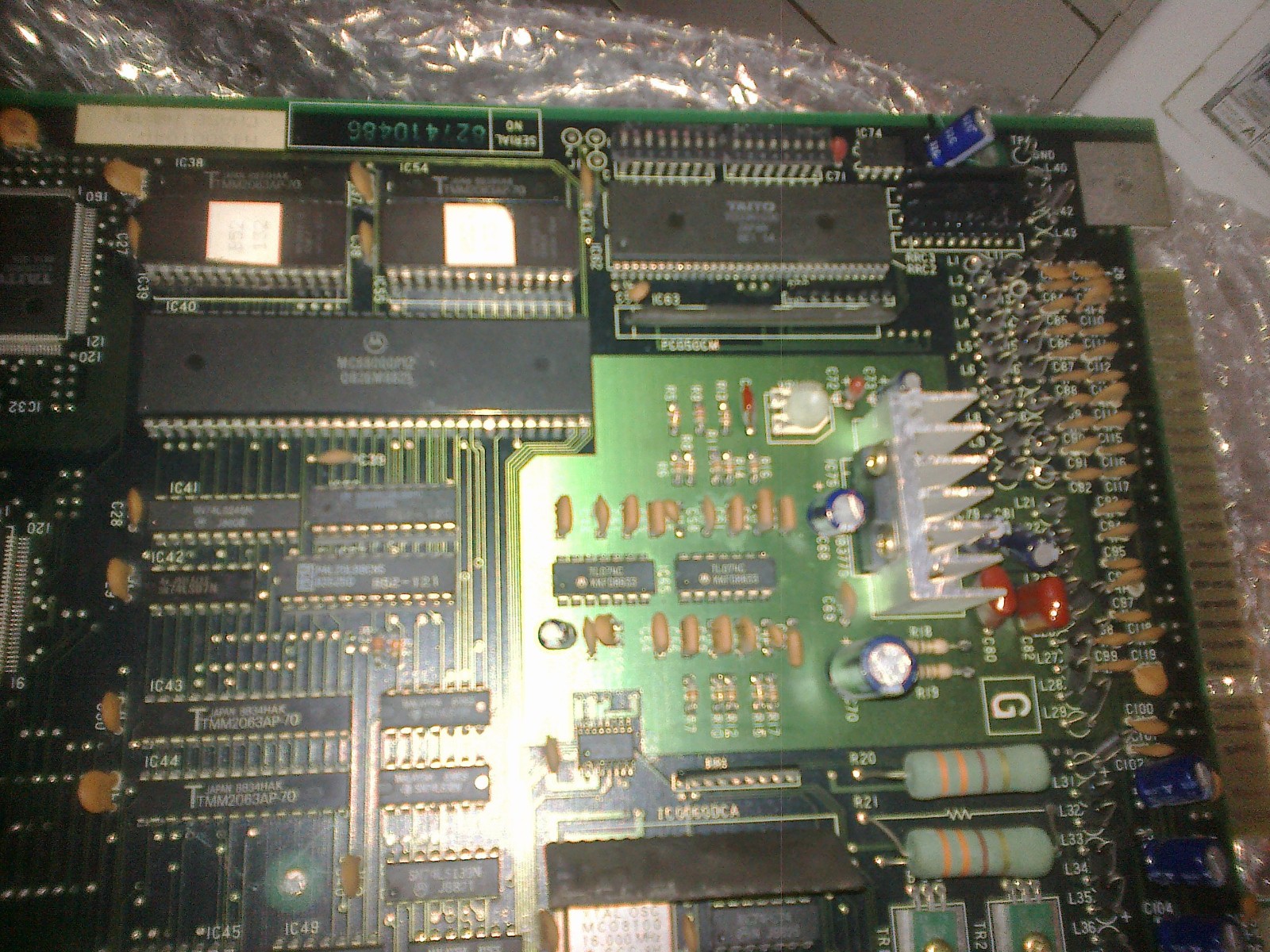 ORIGINAL TAITO CHASE HQ PCB board CHASE H.Q. 1988 untested as is -see the photos