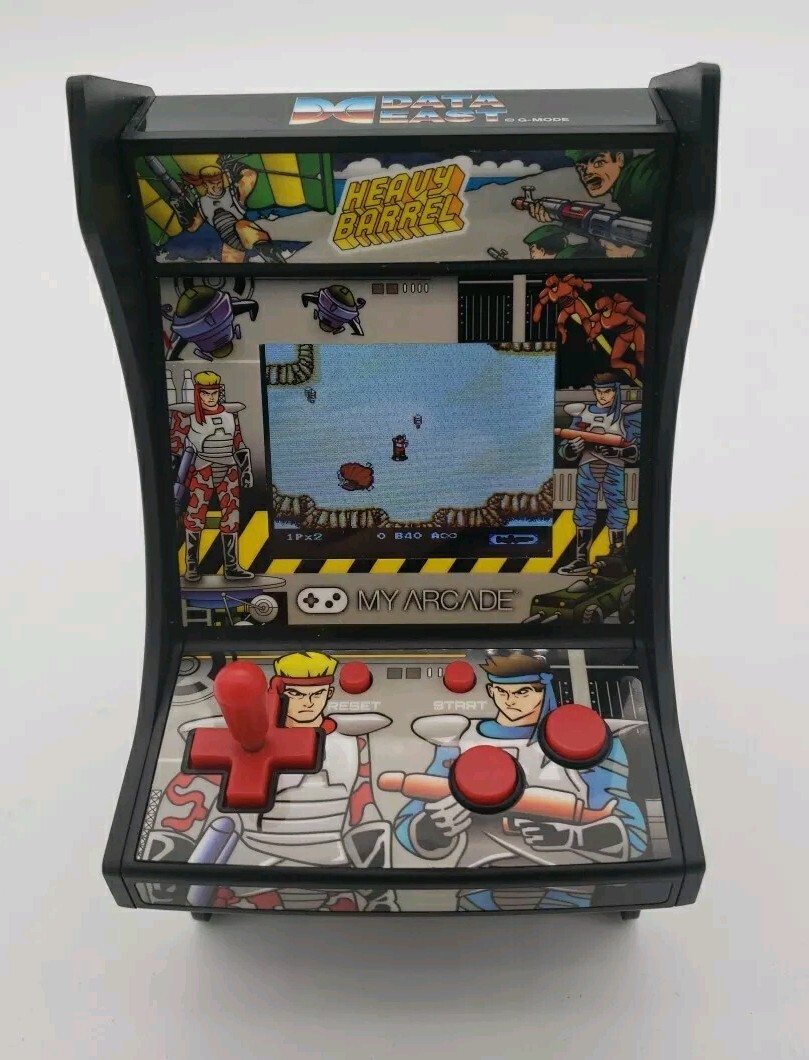 My Arcade DGUNL-3205 Heavy Barrel Micro Player Retro Arcade Machine 6” Game