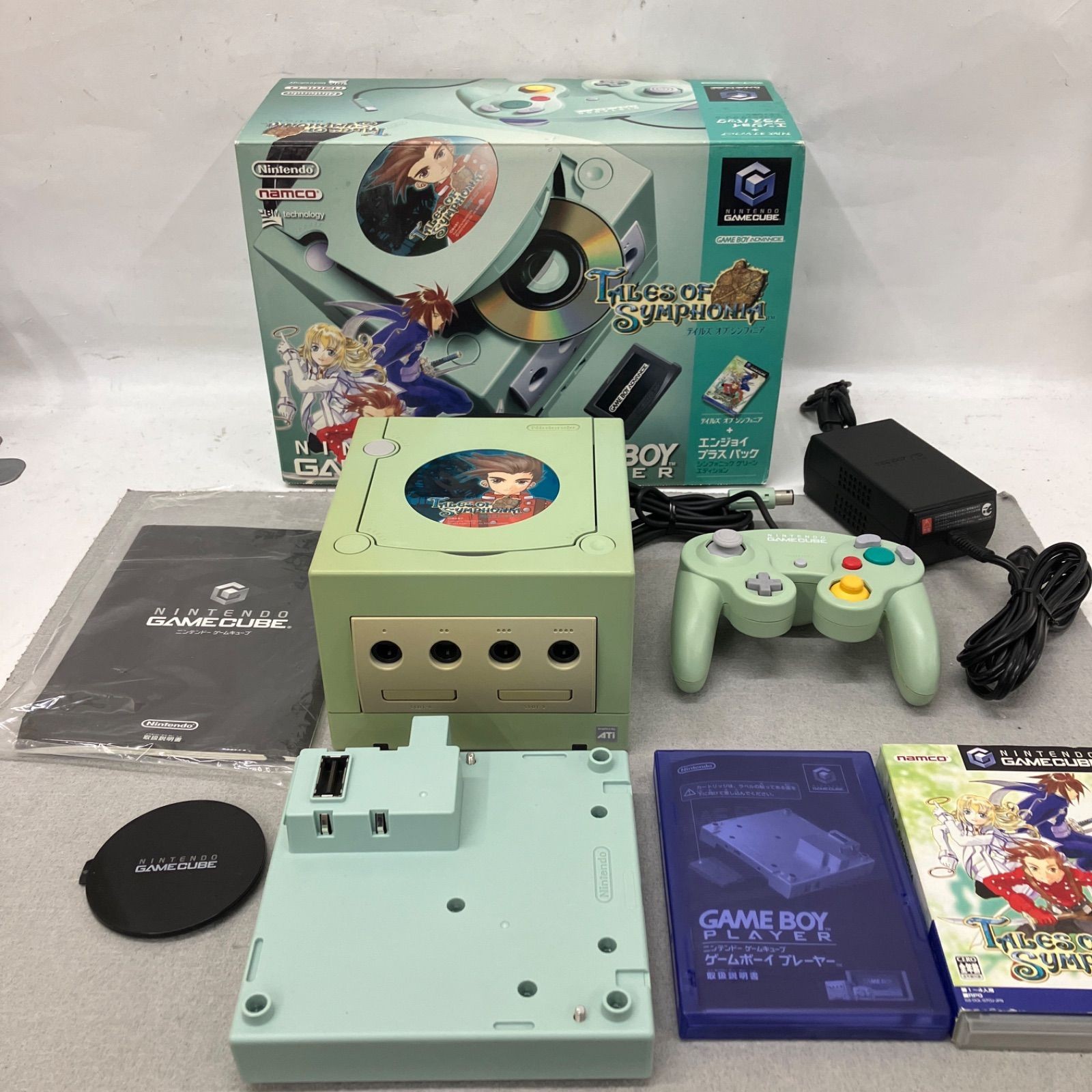 Nintendo GameCube Tales of Symphonia Symphonic Green Enjoy Plus Pack Console Box