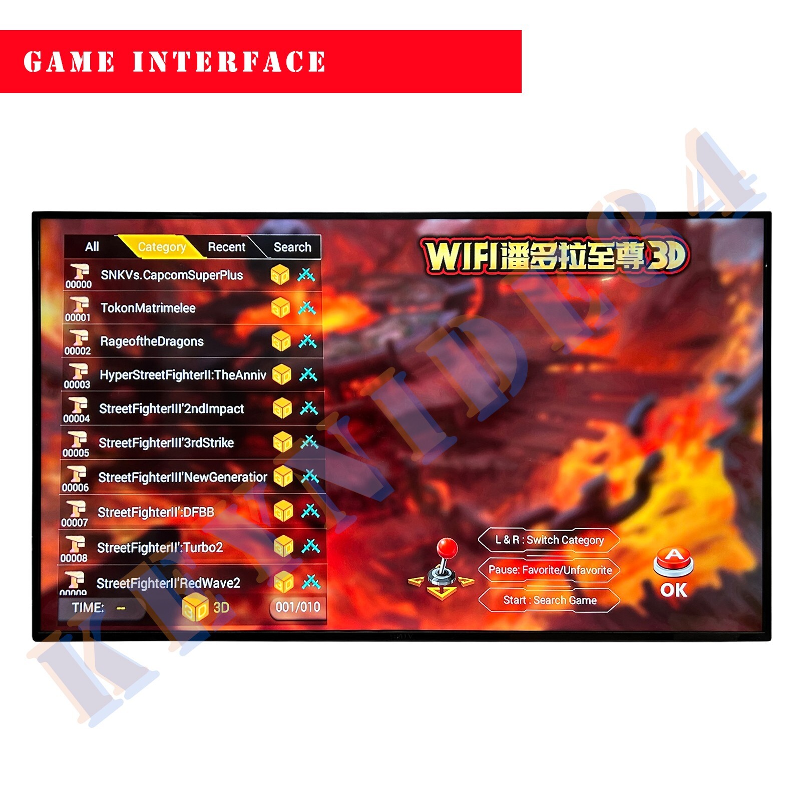 23000 Games Pandora 3D WiFi All Metal Extended Game Console Arcade Sticks Retro