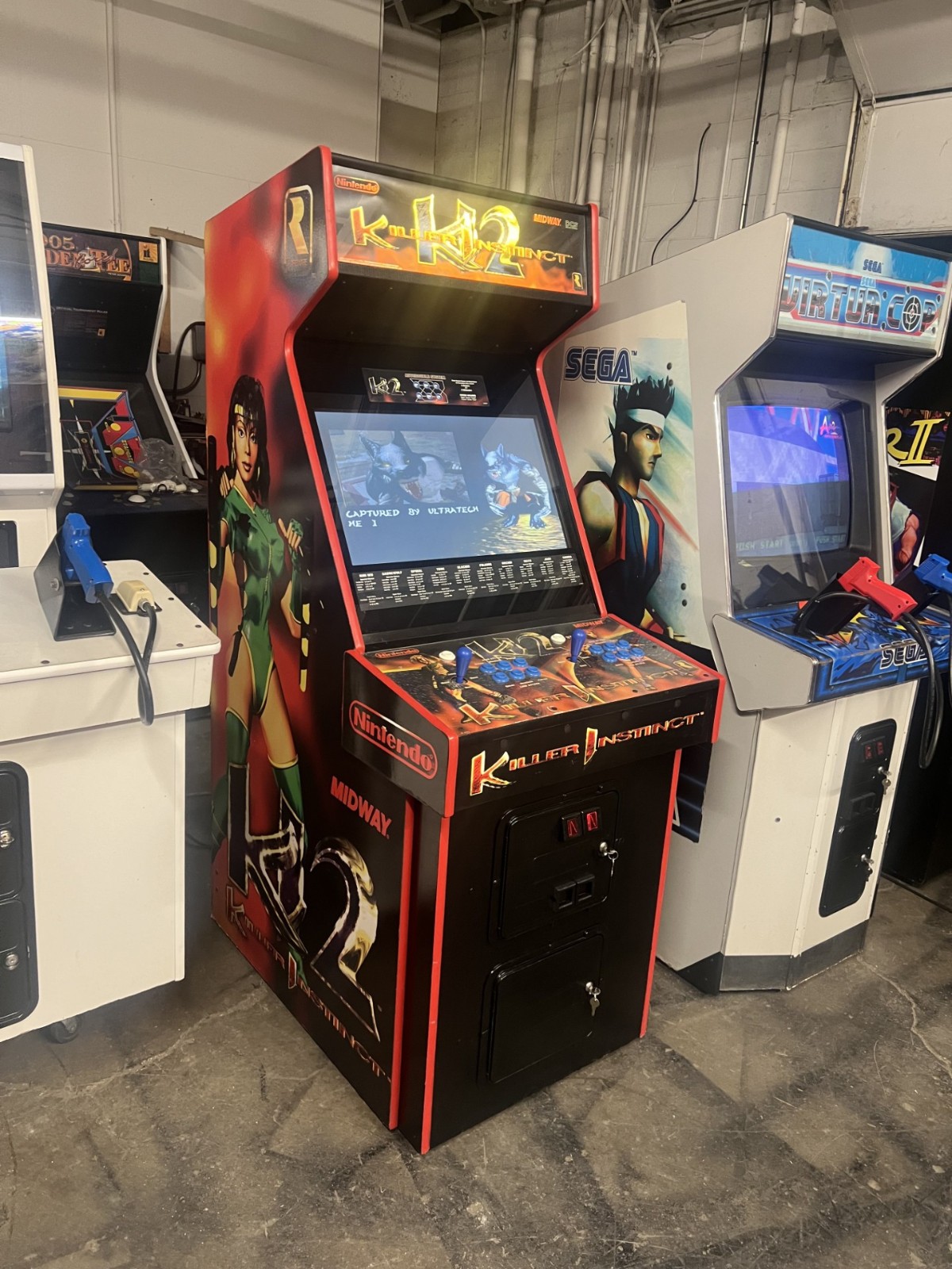 KILLER INSTINCT I & II ARCADE MACHINES by MIDWAY (ARCADE BUNDLE – BOTH MACHINES)