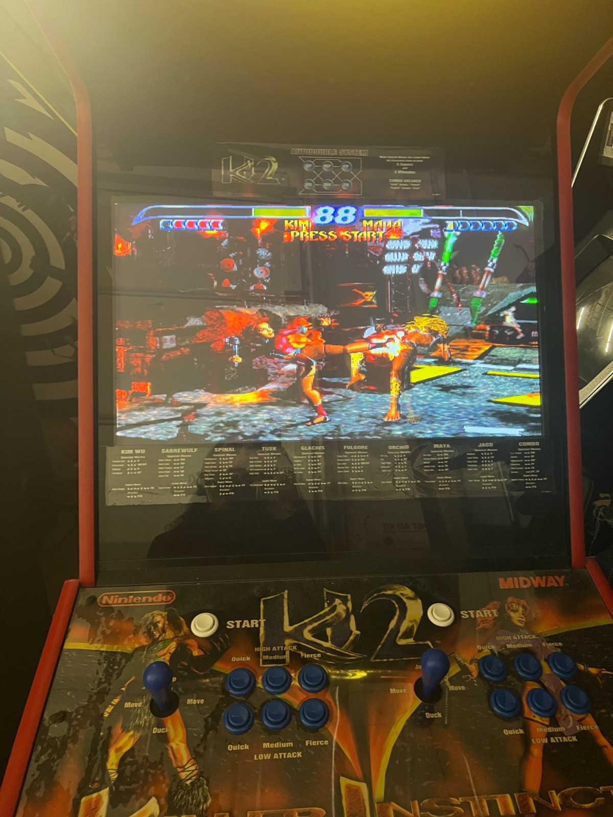 KILLER INSTINCT I & II ARCADE MACHINES by MIDWAY (ARCADE BUNDLE – BOTH MACHINES)