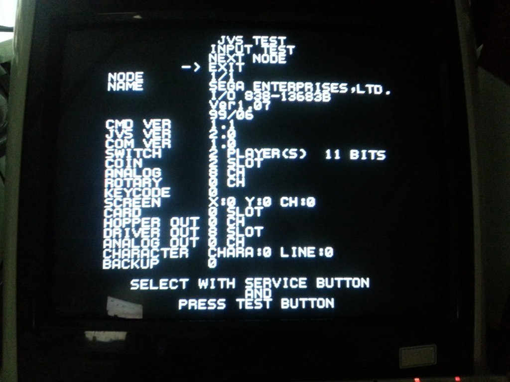 Sega Jamma JVS Converter I/O Board Ver.1.07 for Arcade Console System