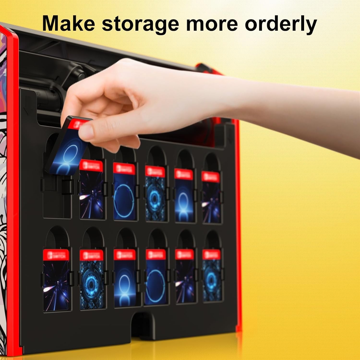 Portable Retro Arcade Machine for Nintendo Switch & OLED with Joystick Controls