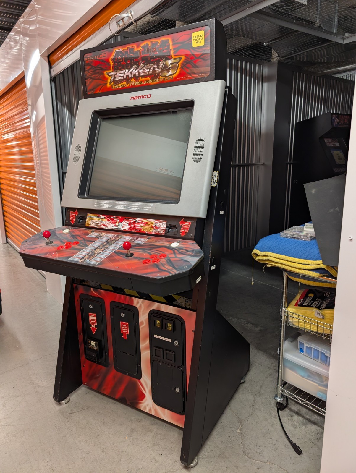 Namco Tekken 5 Dark Resurrection Updated Arcade Cabinet Machine – Works Great