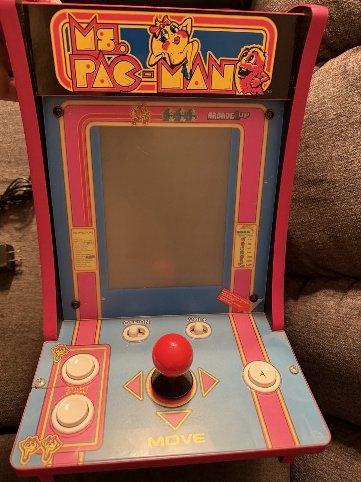 Arcade1Up Ms. Pac-Man Countercade Mini Arcade Machine