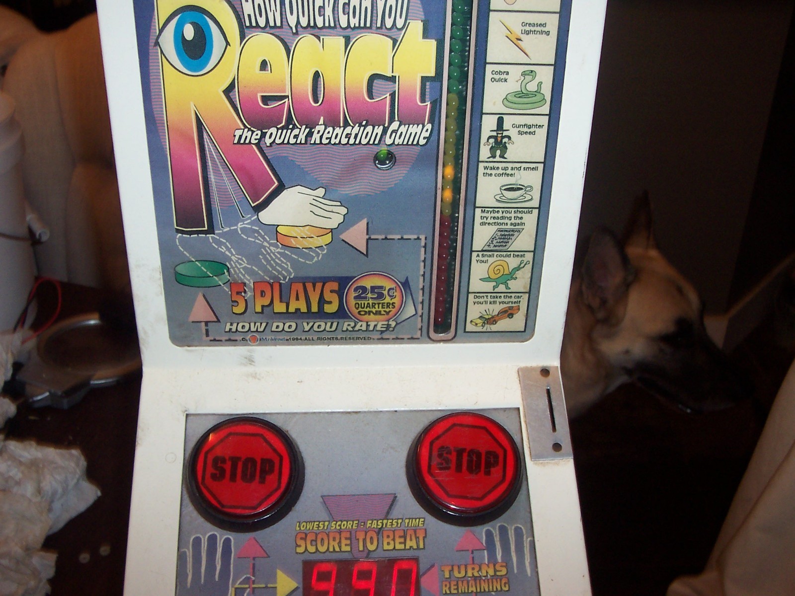 Mr Vend REACT Arcade 25 CENT MACHINE NOT WORKING CORRECTLY PLEASE READ!