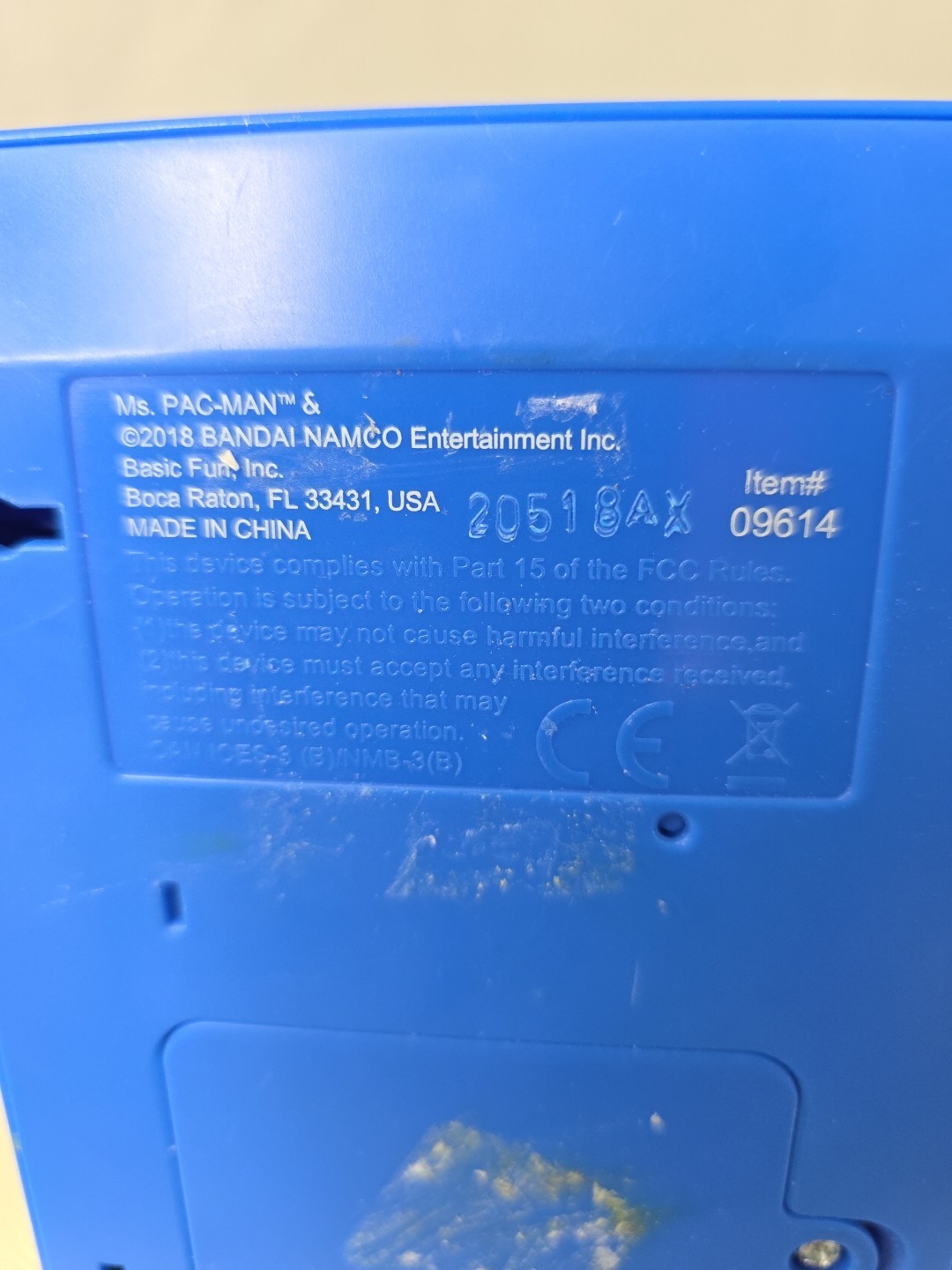 Mrs.Pacman 5 Inch Mini Tested Arcade Game 2018 Bandai Namco entertainment Inc.