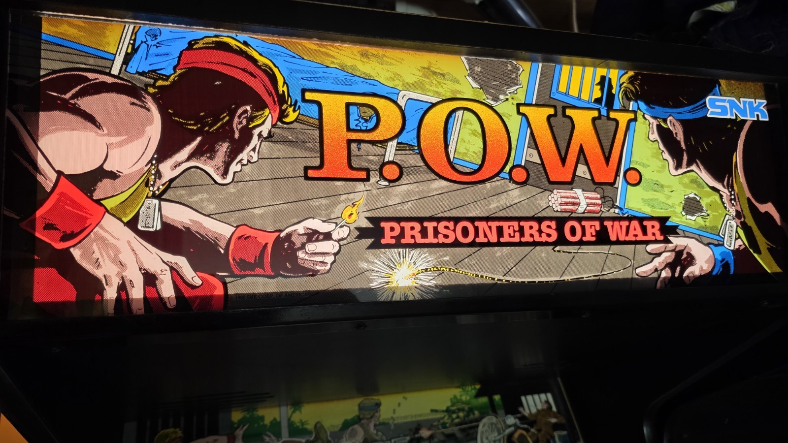 P.O.W. Prisoners of War Coin-Op Arcade Machine, 1988 – Original