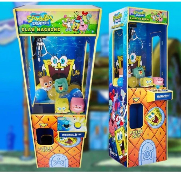 Arcade1Up SpongeBob SquarePants Claw Machine ( Sealed In box )