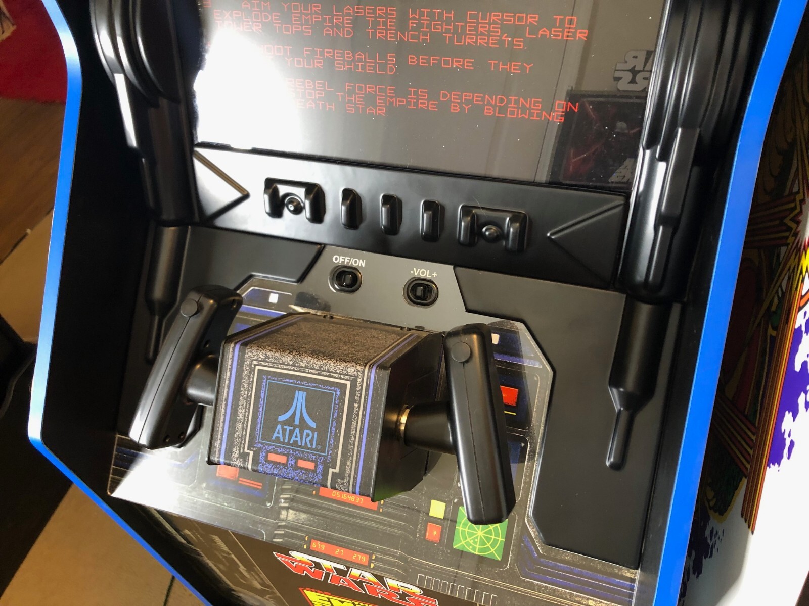 Arcade1up Star Wars control deck parts. 6 pc vacuum formed. Trimmed w/ stickers