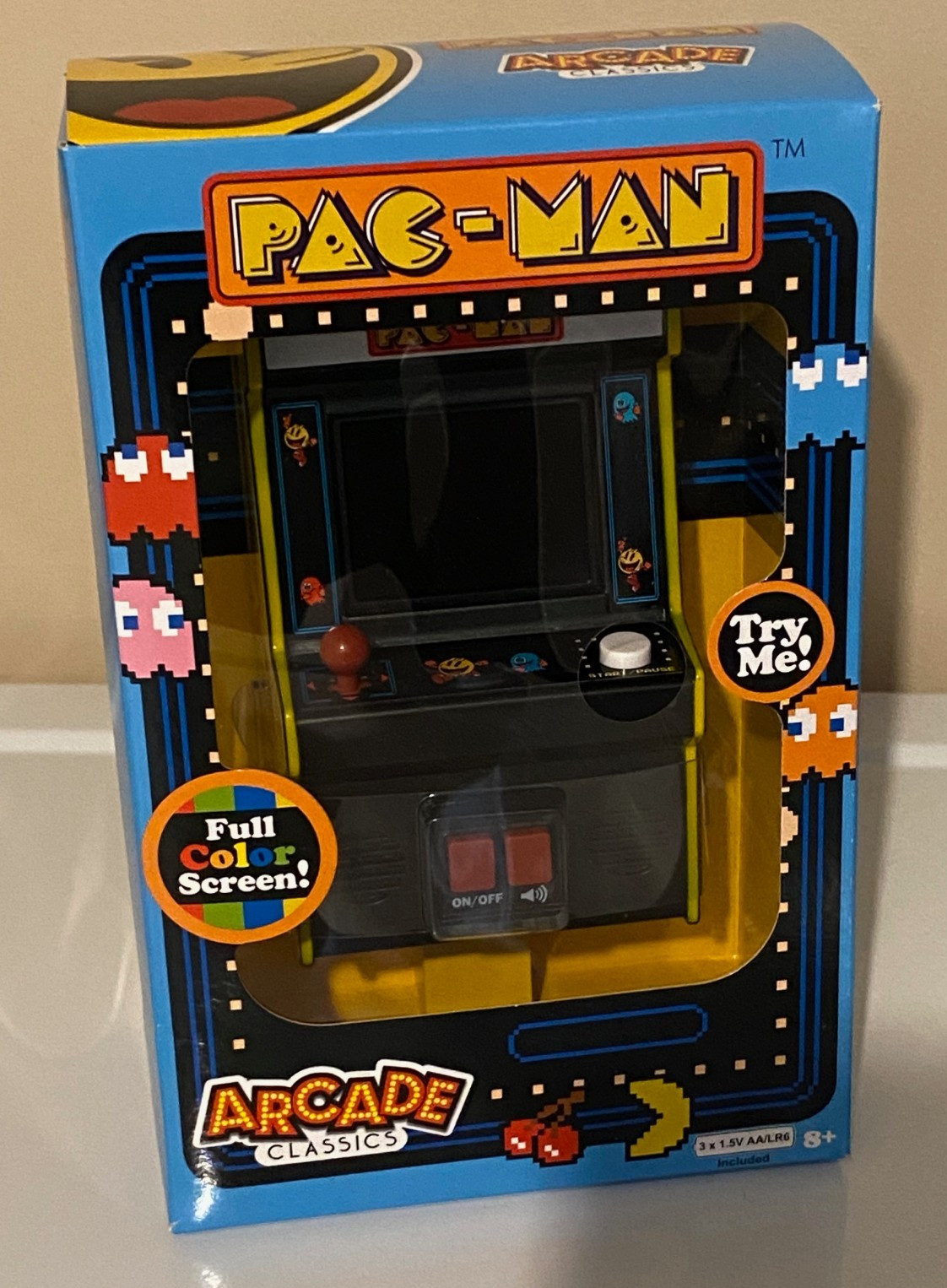 PAC-Man Arcade Classic Mini Arcade Handheld Video Machine – Basic Fun New In Box