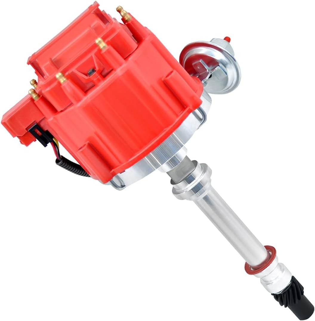 MAS Ignition Distributor w/Cap & Rotor GM08 Compatible with Chevy GM SBC 262 267